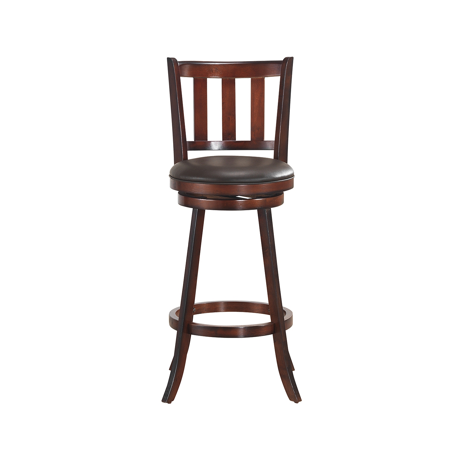Costway Set of 4 31'' Swivel Bar stool Leather Padded Dining Kitchen Pub Bistro Chair