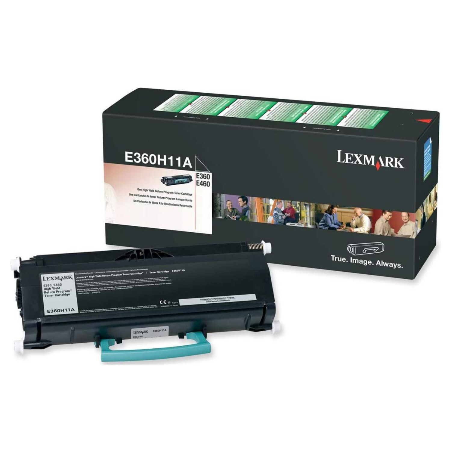 Lexmark E360, E360H11A Noire Haut rendement, Cartouche d’origine Pour. Lexmark E360, E460dn, E462wdtn
