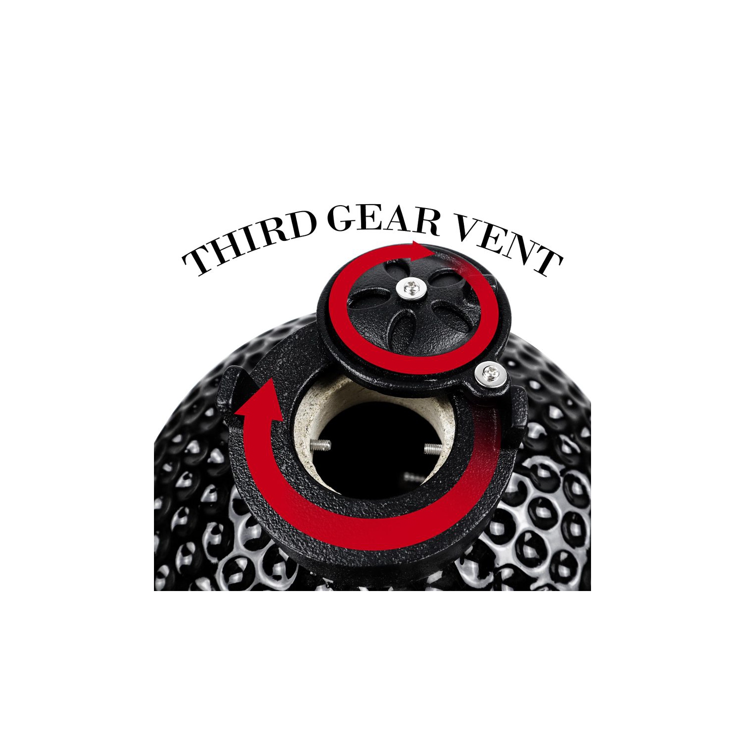 London Sunshine Ceramic Kamado Charcoal BBQ Griller - 13 inch Cadet Series