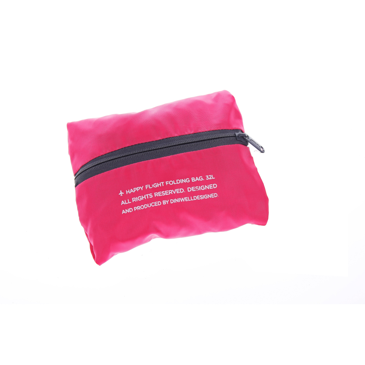 Stimula Lifestyle - Foldable Compact Collapsible Waterproof Travel Backpack Bag for Luggage Suitcase 32 Litres Grey Pink Carry On compatible with