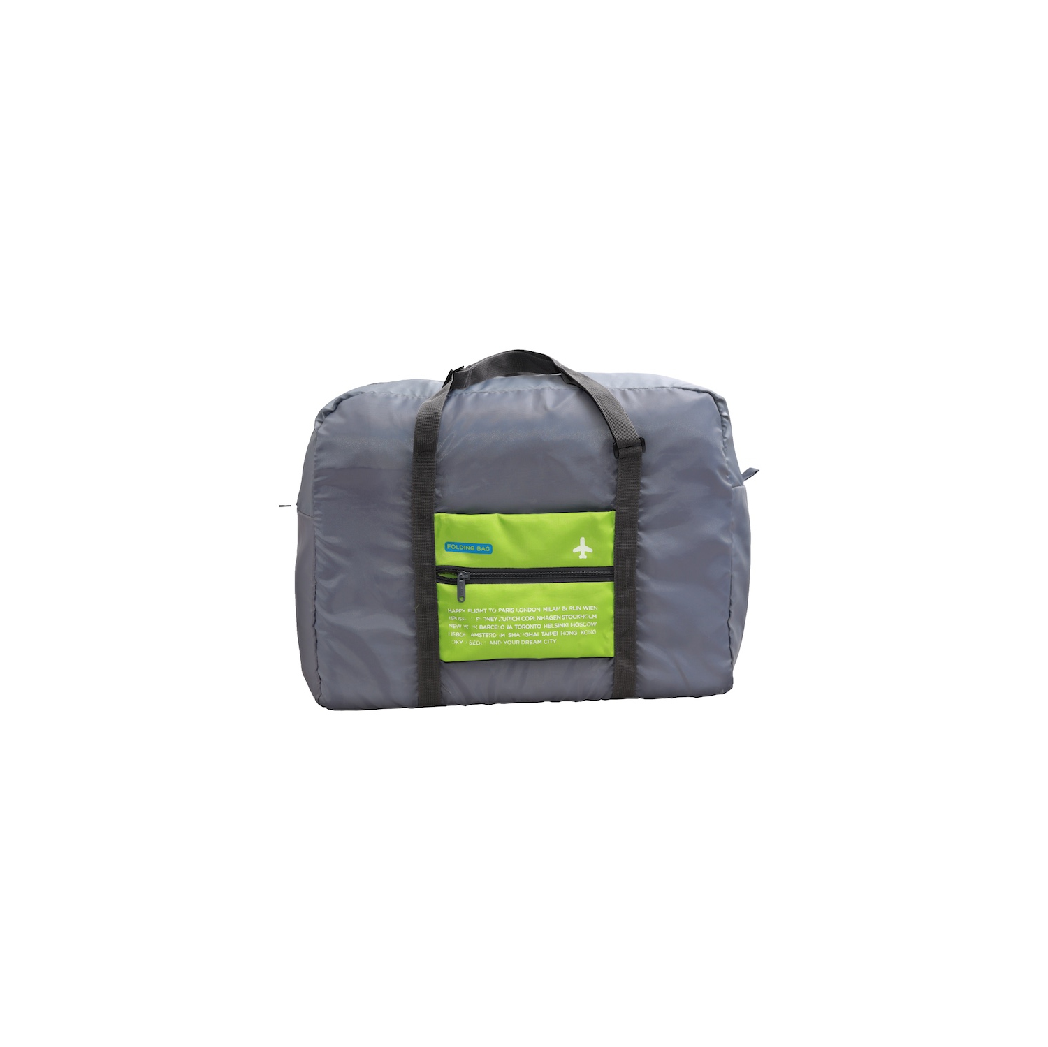 Stimula Lifestyle - Foldable Waterproof Travel Backpack Bag for Luggage Suitcase 32 Litres Grey Green Carry On compatible with Rimowa Samsonite Tumi