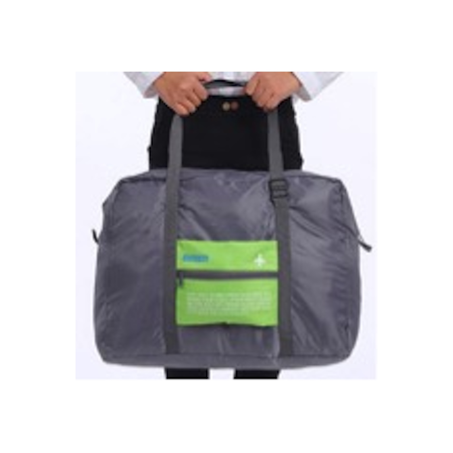 Stimula Lifestyle - Foldable Waterproof Travel Backpack Bag for Luggage Suitcase 32 Litres Grey Green Carry On compatible with Rimowa Samsonite Tumi