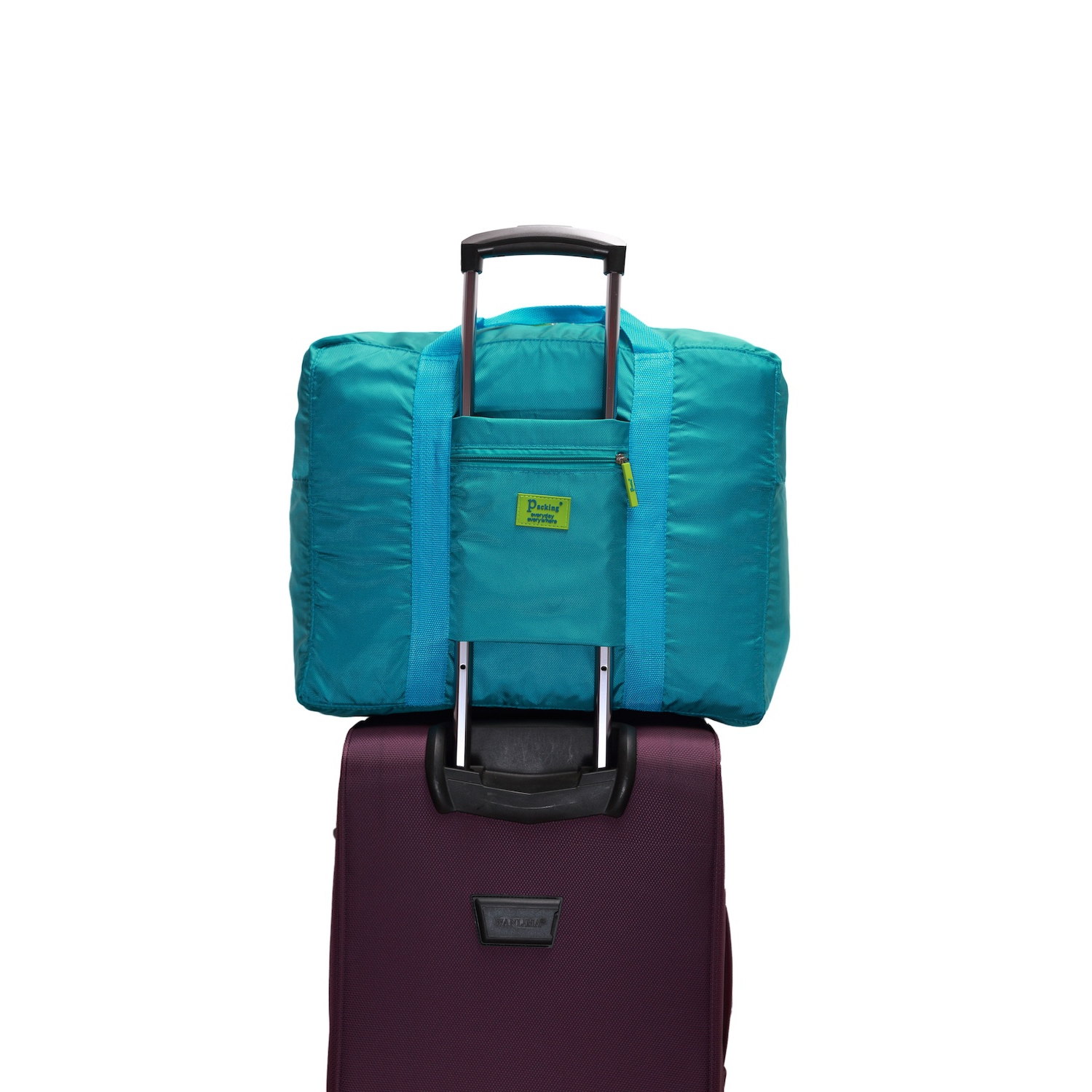 Stimula Lifestyle – Sac à dos de voyage étanche pliable, compact et repliable, valise et sac à main de 34 L – Vert forêt – Expédition gratuite