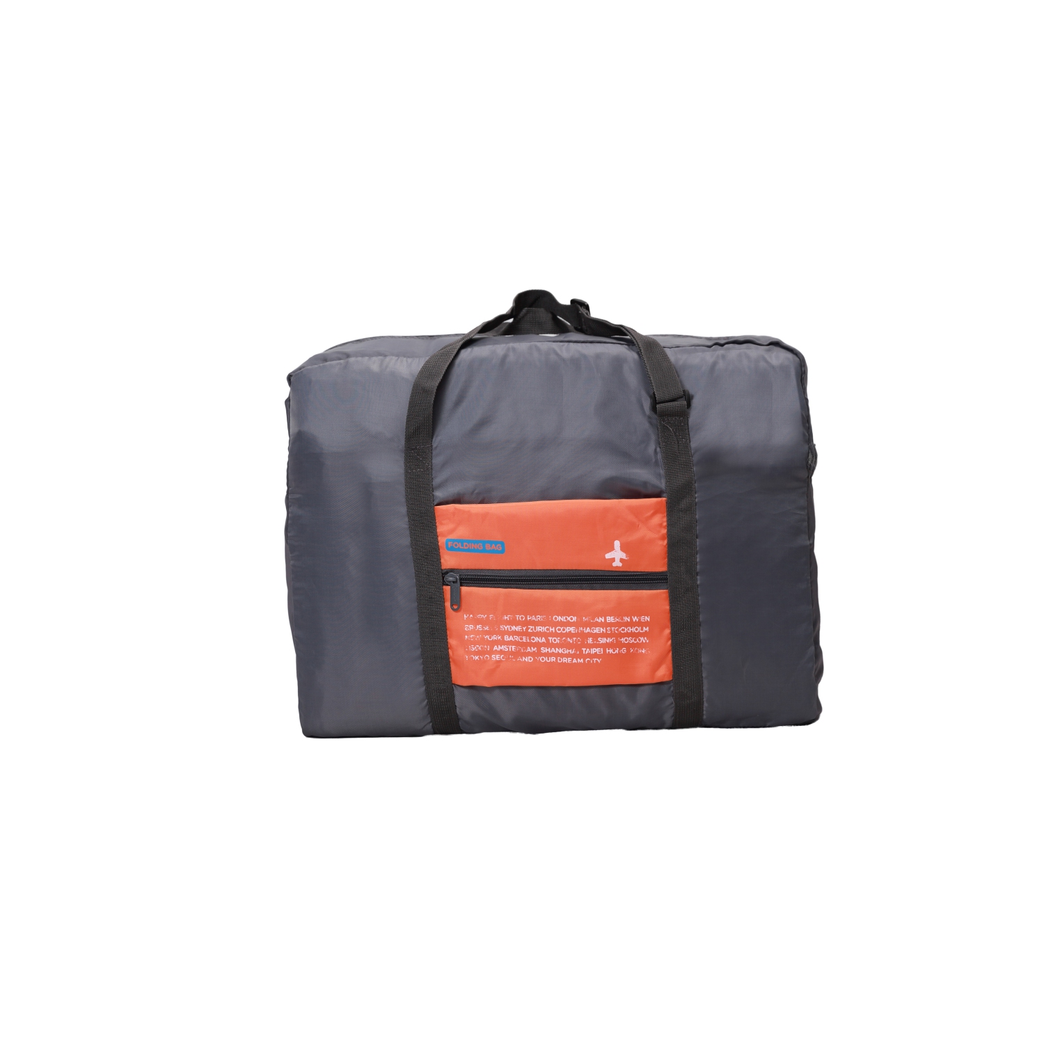 Stimula Lifestyle - Sac à dos de voyage étanche pliable pour valise valise Valise de 32 litres Gris orange Bagage de cabine compatible avec Rimowa
