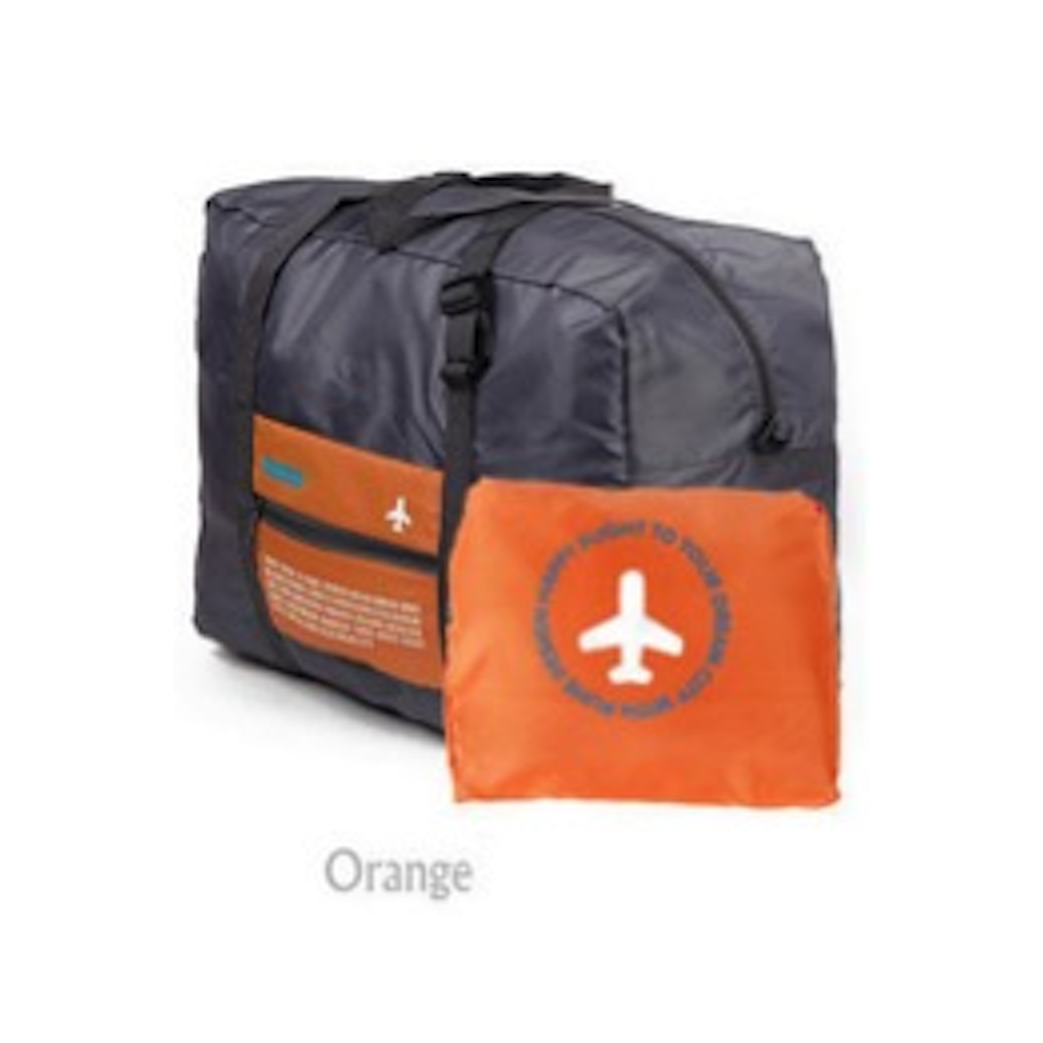 Stimula Lifestyle - Sac à dos de voyage étanche pliable pour valise valise Valise de 32 litres Gris orange Bagage de cabine compatible avec Rimowa