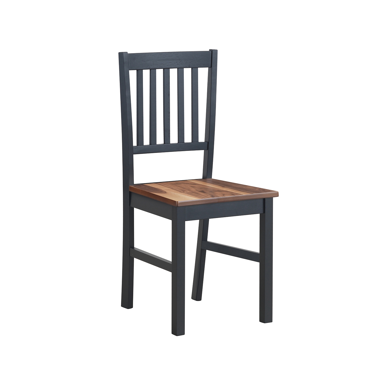 Lot de 4 chaises de salle à manger ou de cuisine Costway, arrière de chaise en fuseau avec pieds en bois massif