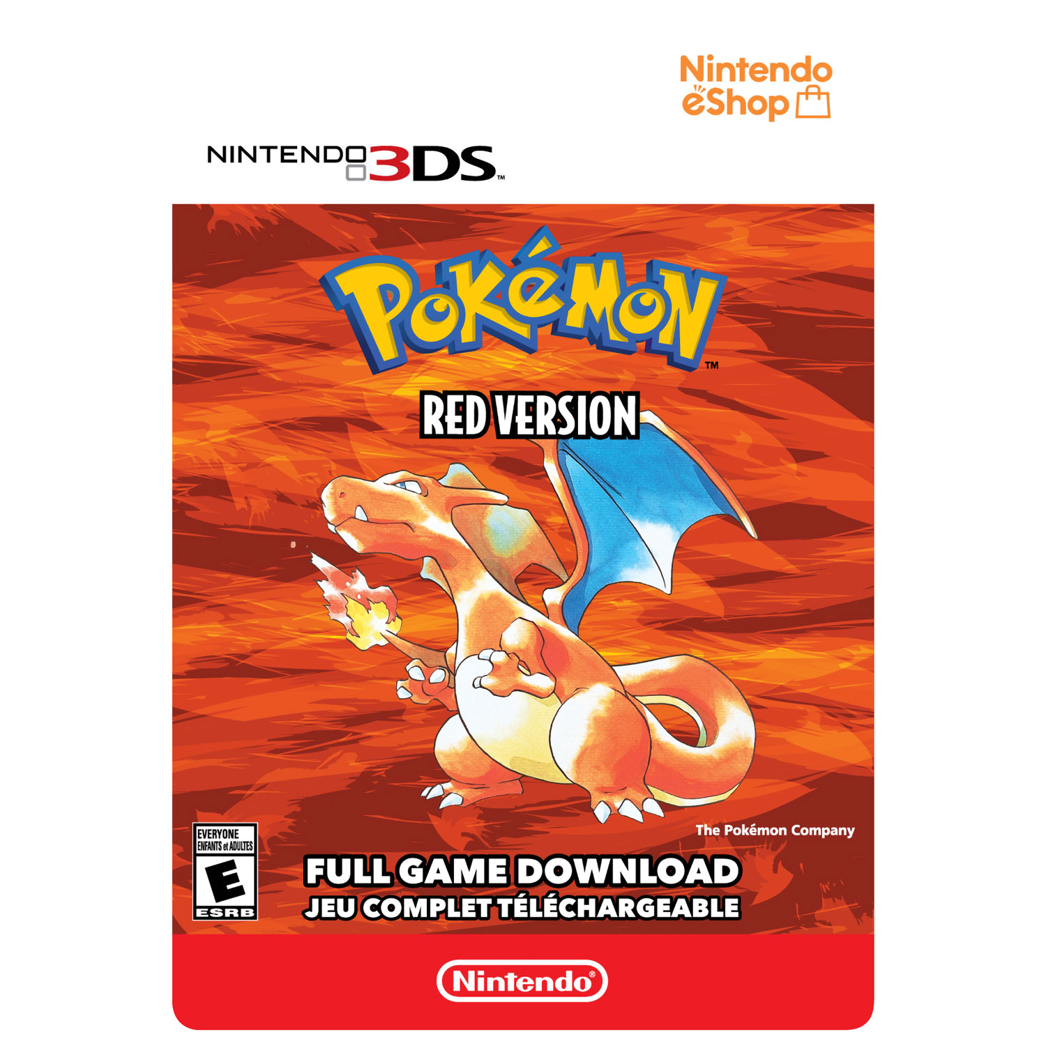 pokemon red version 3ds