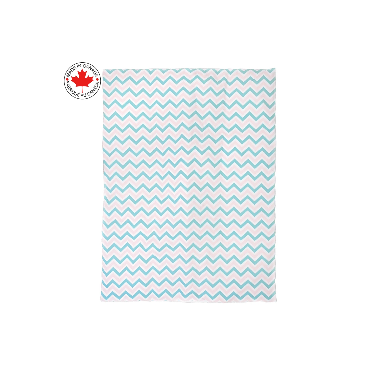 BEBELELO- LITERIE 4 MORCEAUX POUR BÉBÉ GRIS ET BEIGE AVEC UN MOTIF DE TRIANGLES