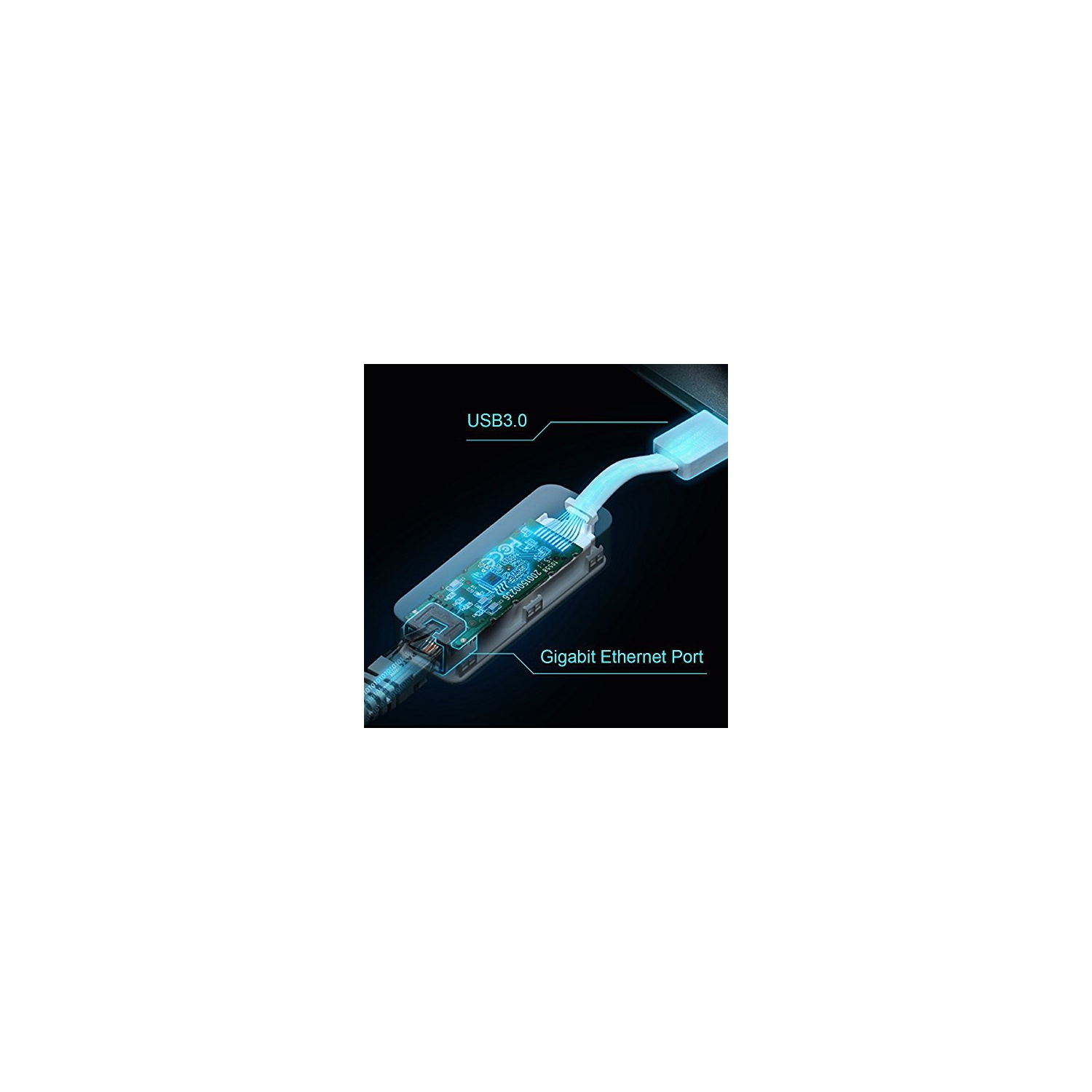 TP-Link UE300 Foldable USB 3.0 to 10/100/1000 Gigabit Ethernet Network Adapter, Plug & Play, Supports Windows