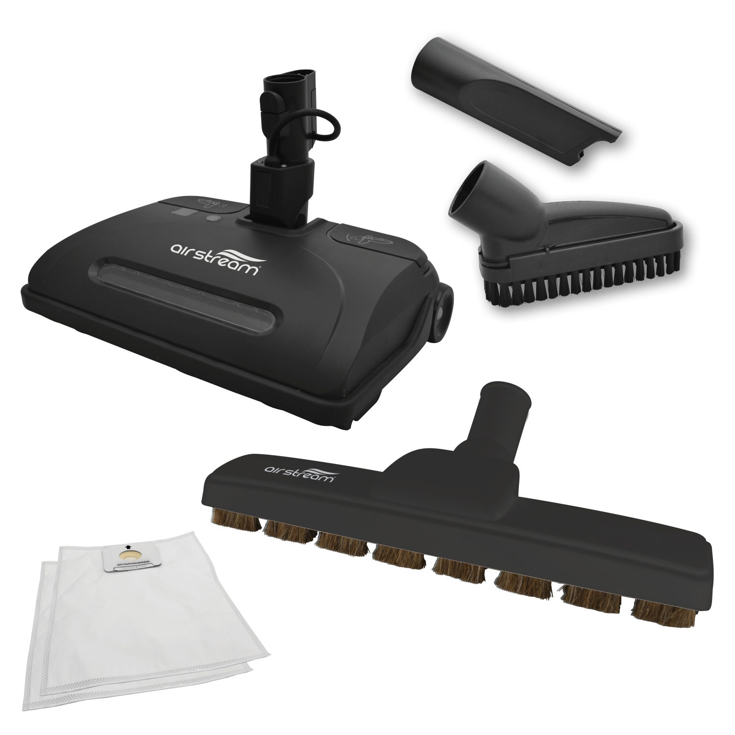 Aspirateur-traîneau Airstream AS300 - 1400 Watts -Avec balai tapis à air et brosse à plancher Deluxe.