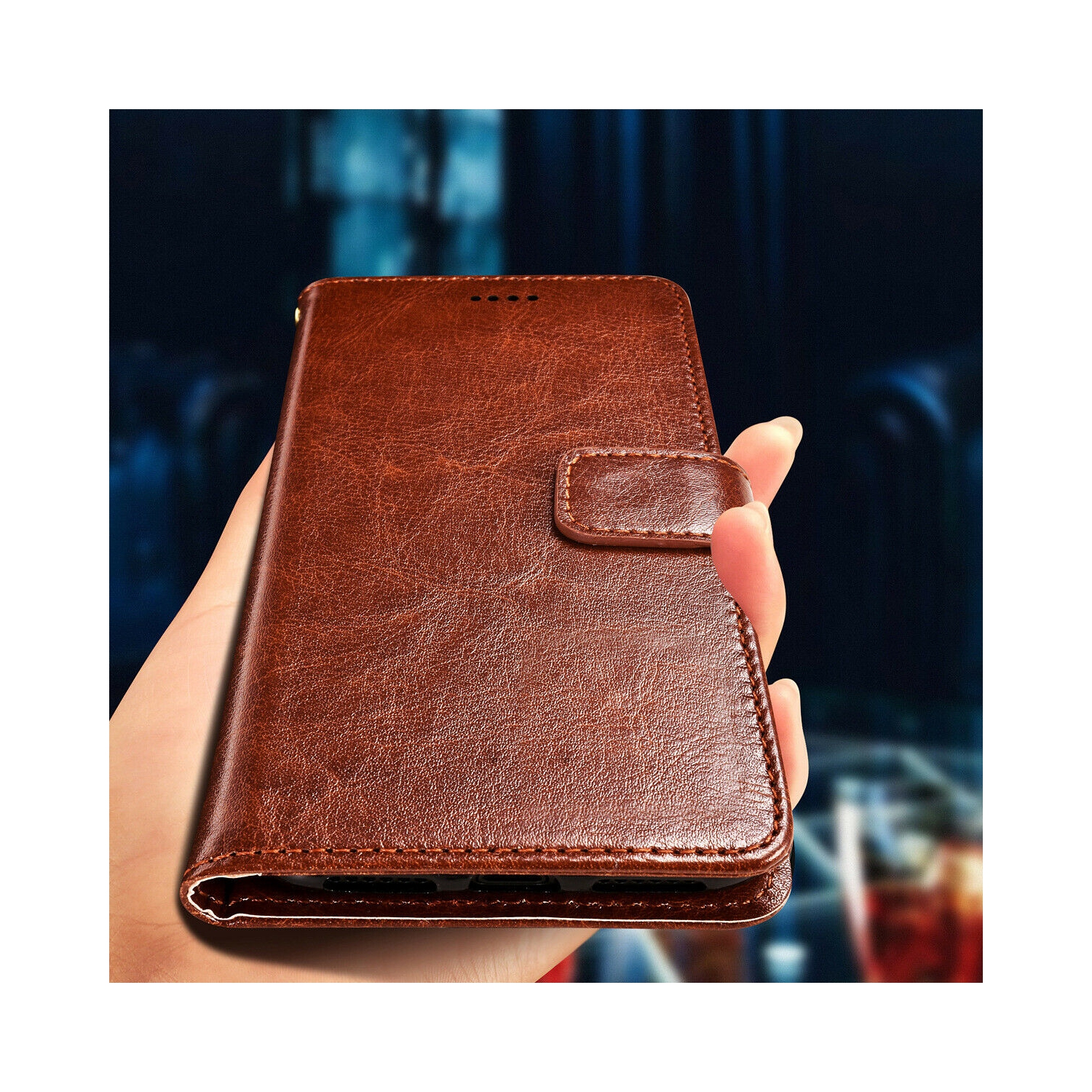 Magnetic Leather Wallet Stand Case Cover Card Holder For Samsung Galaxy NOTE 10 PLUS