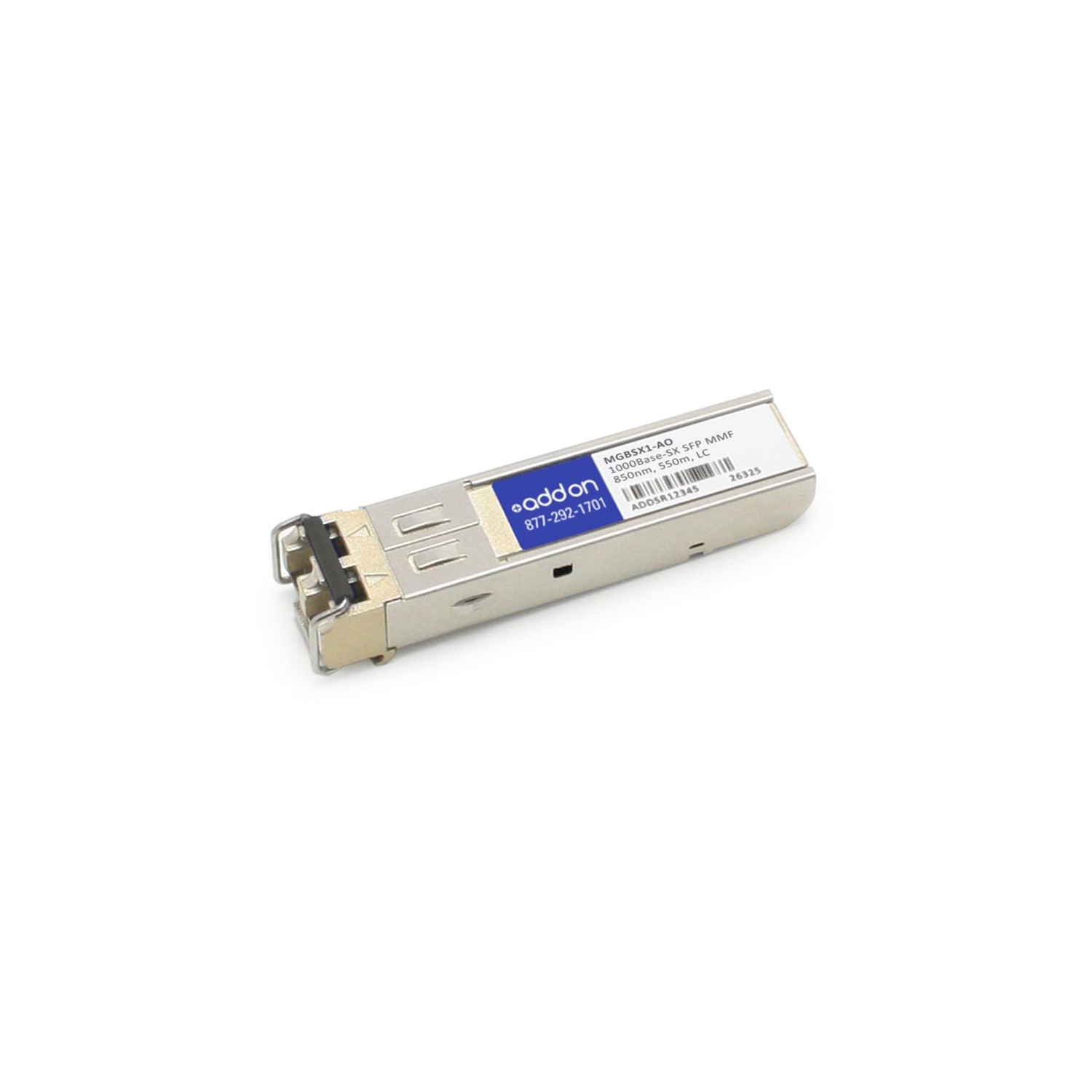 HP LINKSYS MGBSX1 COMP TAA SFP 550M LC XCVR (MGBSX1-AO)