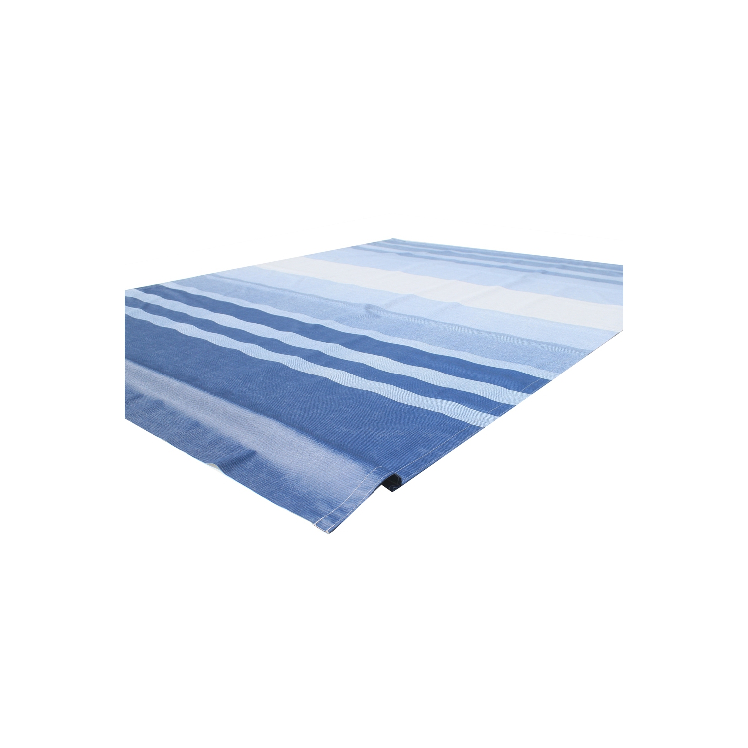 ALEKO® 12X8 Feet Vinyl RV Awning Fabric Replacement for Retractable Awning, BLUE STRIPES