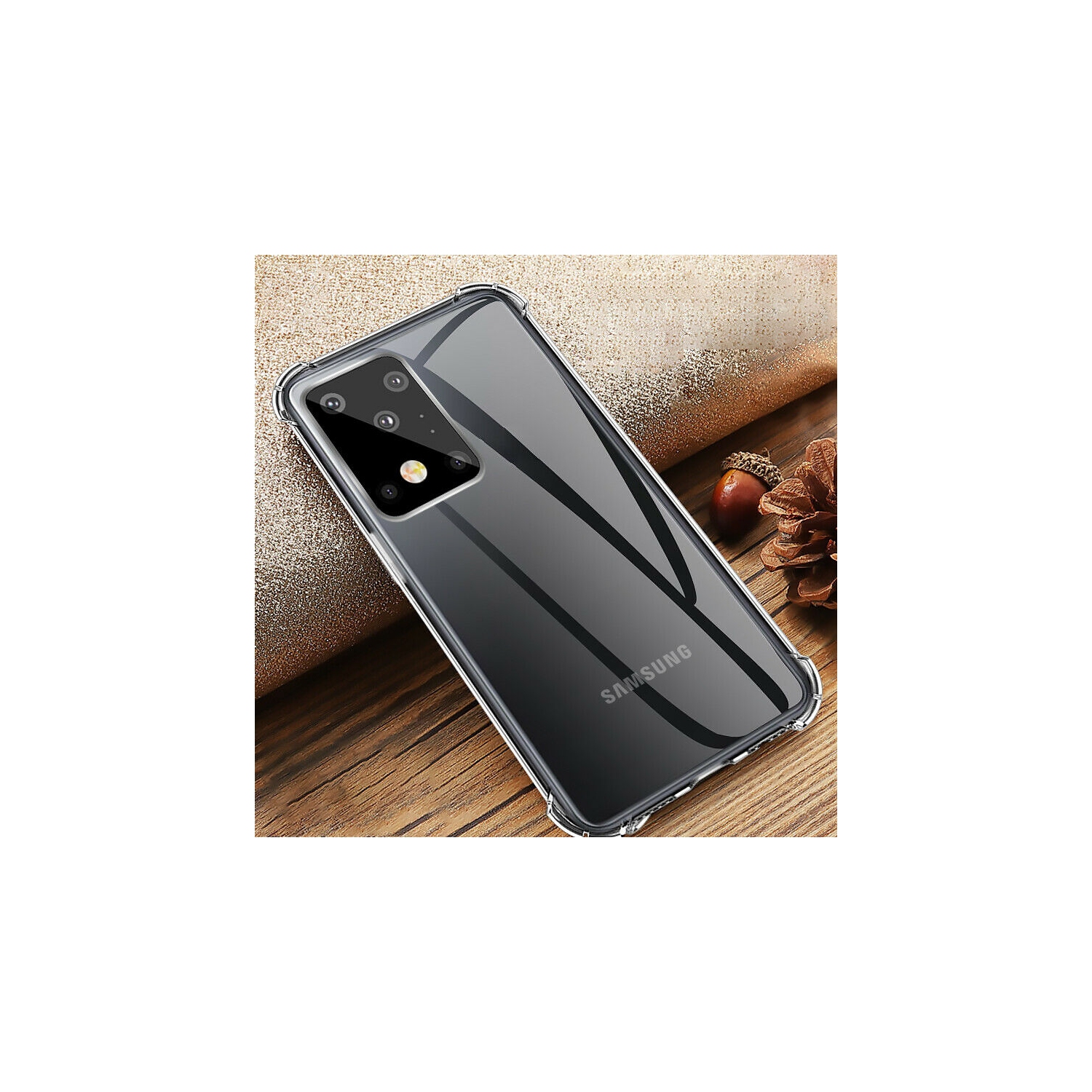 Étui pare-chocs en TPUR souple transparent pour Galaxy S20 PLUS de Samsung