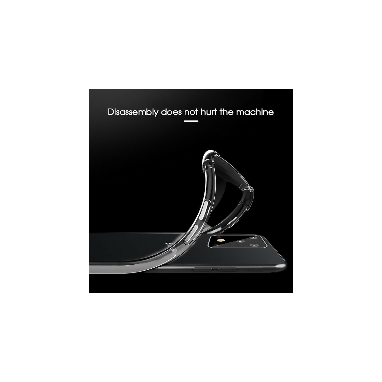 Étui pare-chocs en TPUR souple transparent pour Galaxy S20 PLUS de Samsung