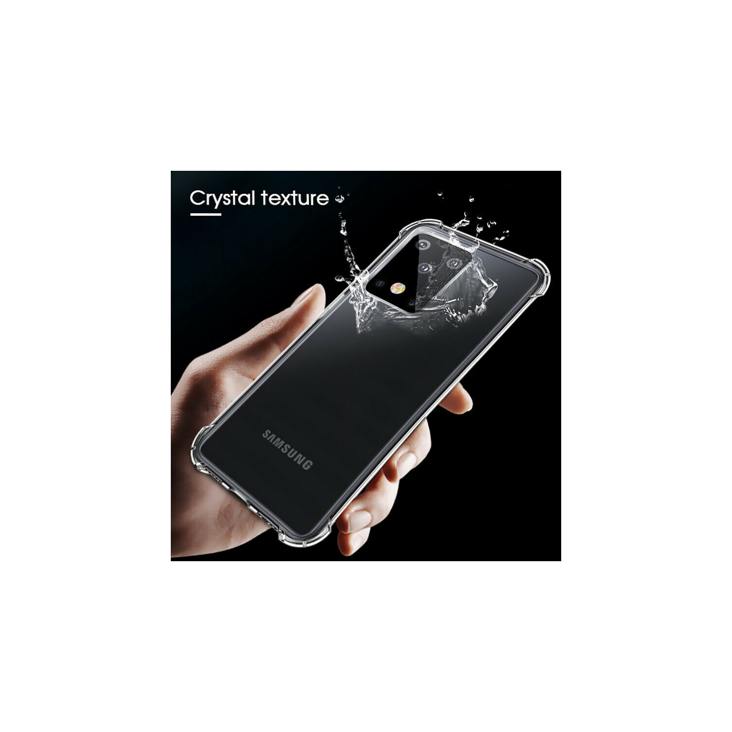 Étui pare-chocs en TPUR souple transparent pour Galaxy S20 PLUS de Samsung