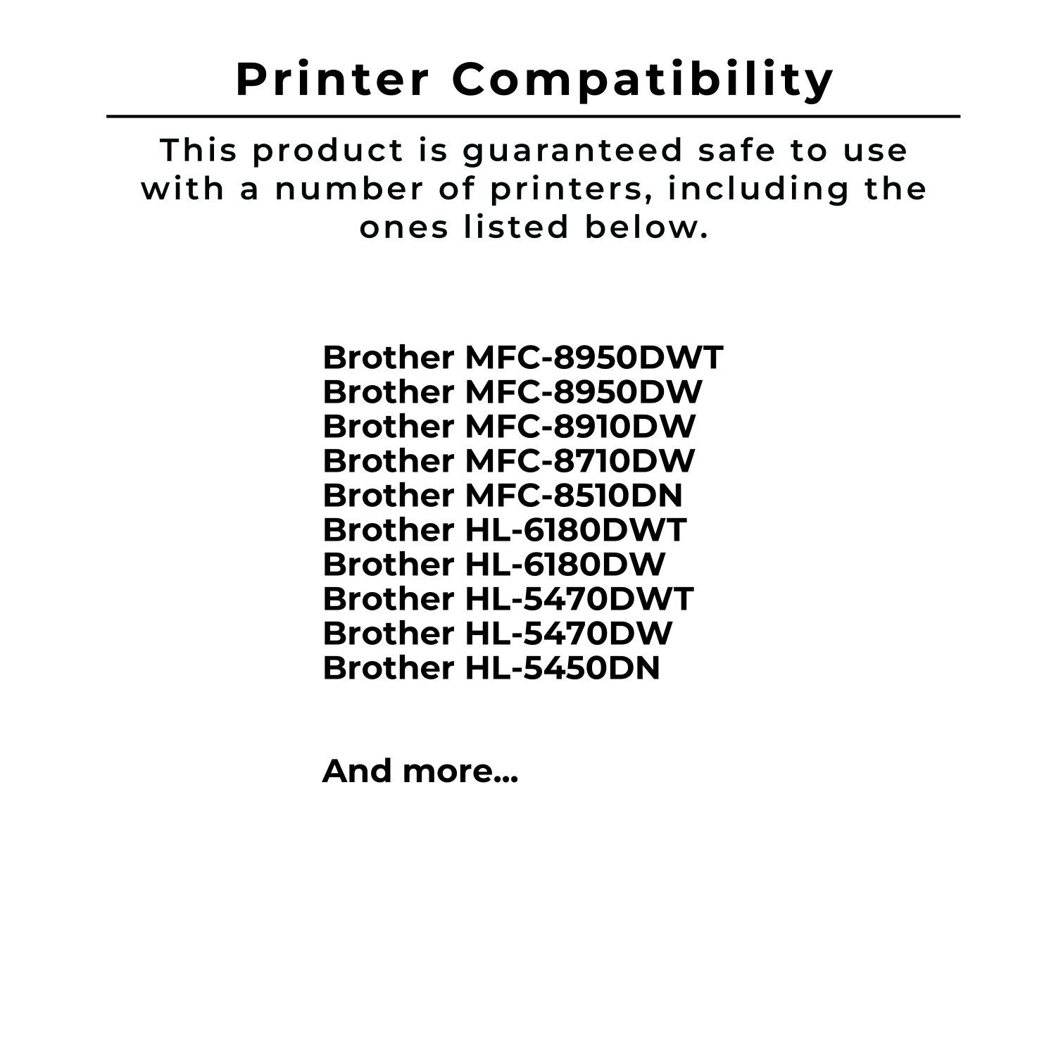 ~Brand New Original BROTHER TN750 High Yield Laser Toner Cartridge