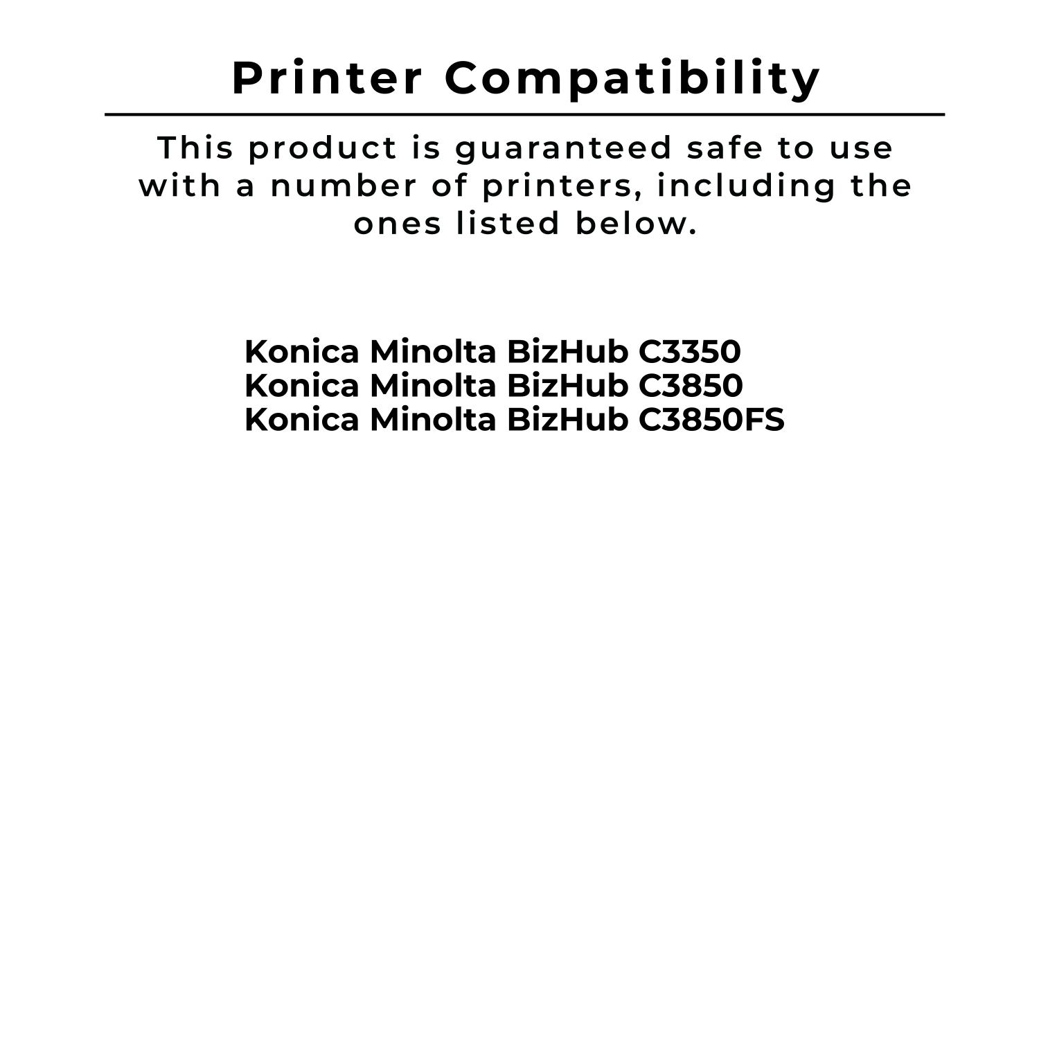 Compatible Konica Minolta Bizhub C3350 WB-P05, A4Y5WY1, A4Y5-WY1 Waste Toner  Bottle