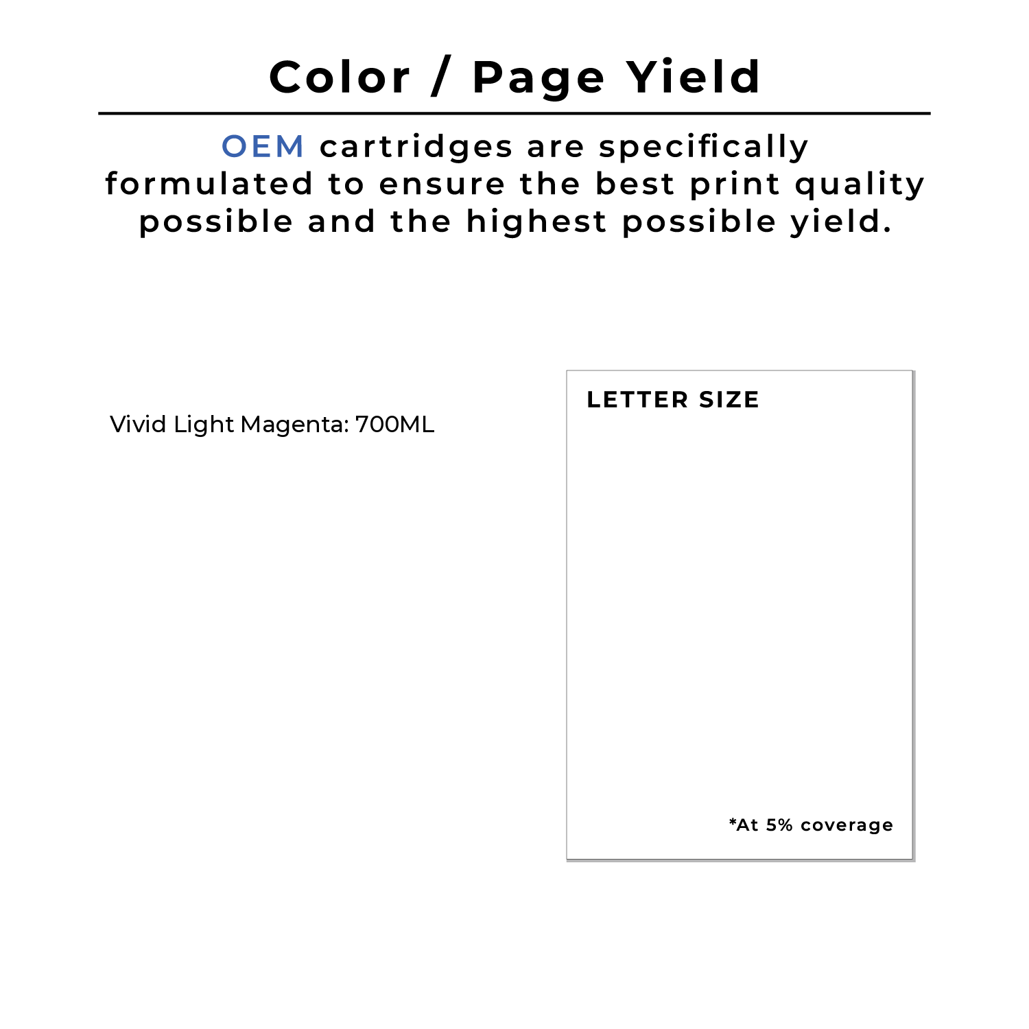 ~Brand New Original Epson T636600 Cartouche d’encre/jet d’encre magenta clair vif