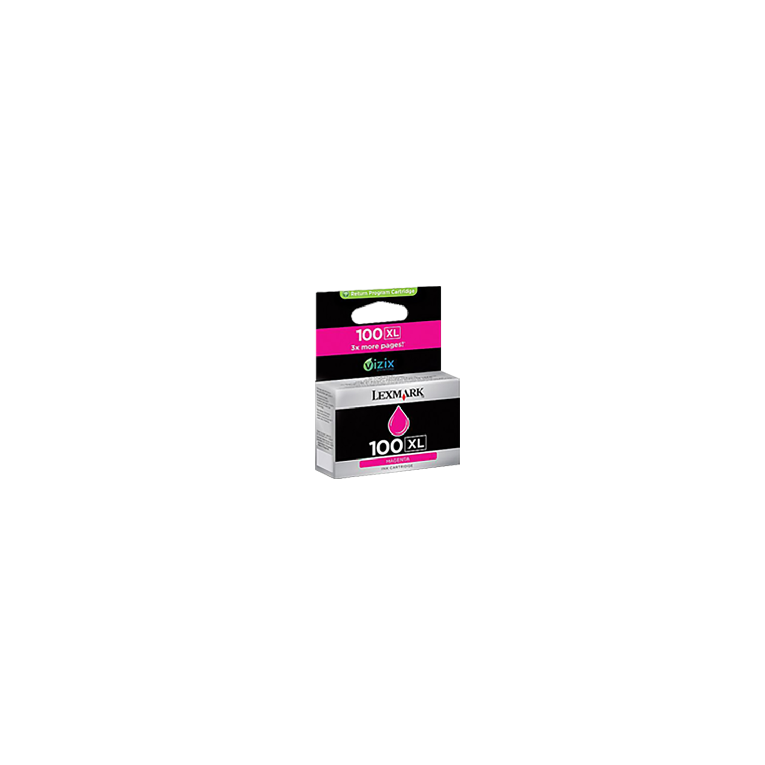 ~Brand New Original LEXMARK / IBM 14N1070 100XL High Yield Ink / Inkjet Cartridge Magenta