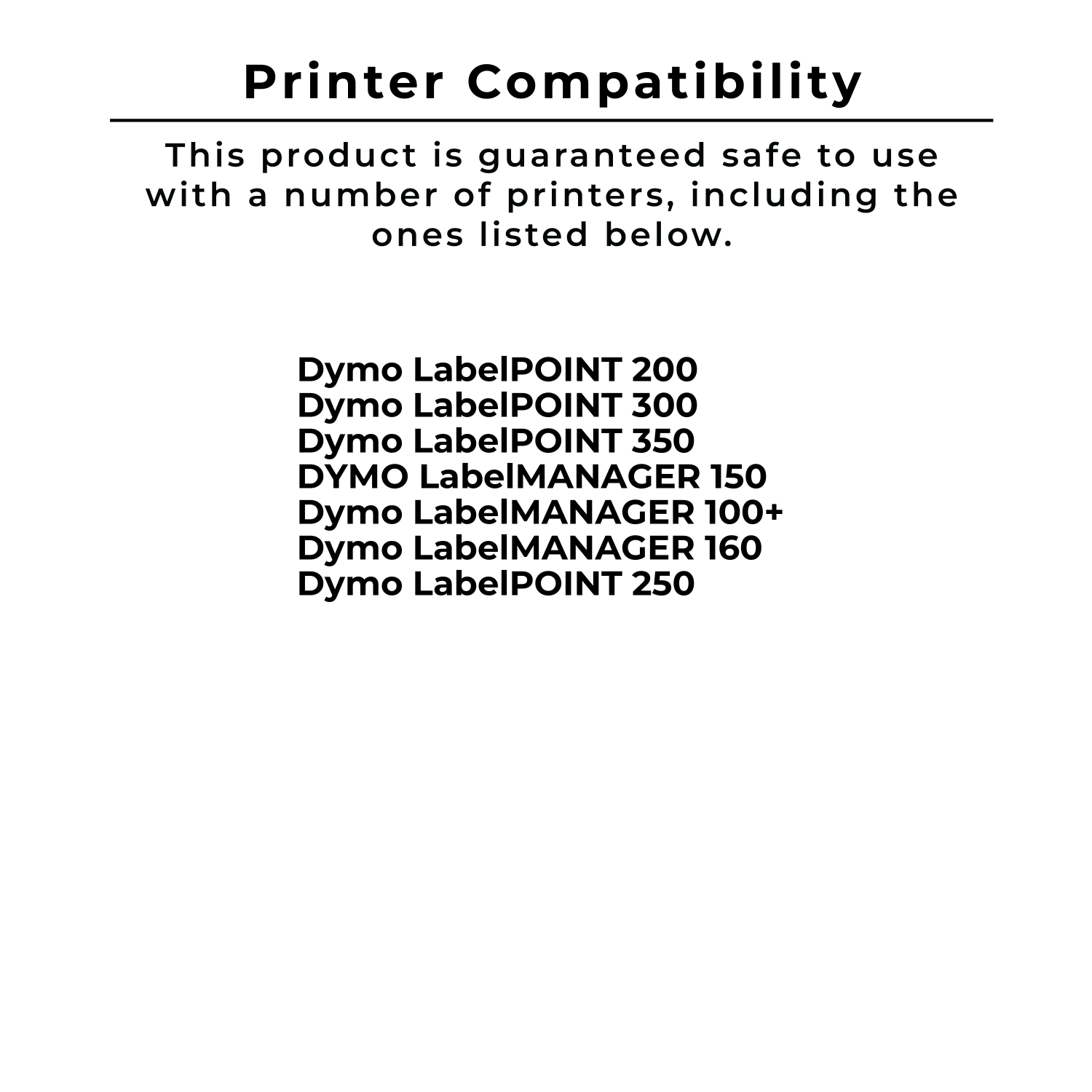 Zoomtoner Compatible DYMO 43613 Label Tape Black on White