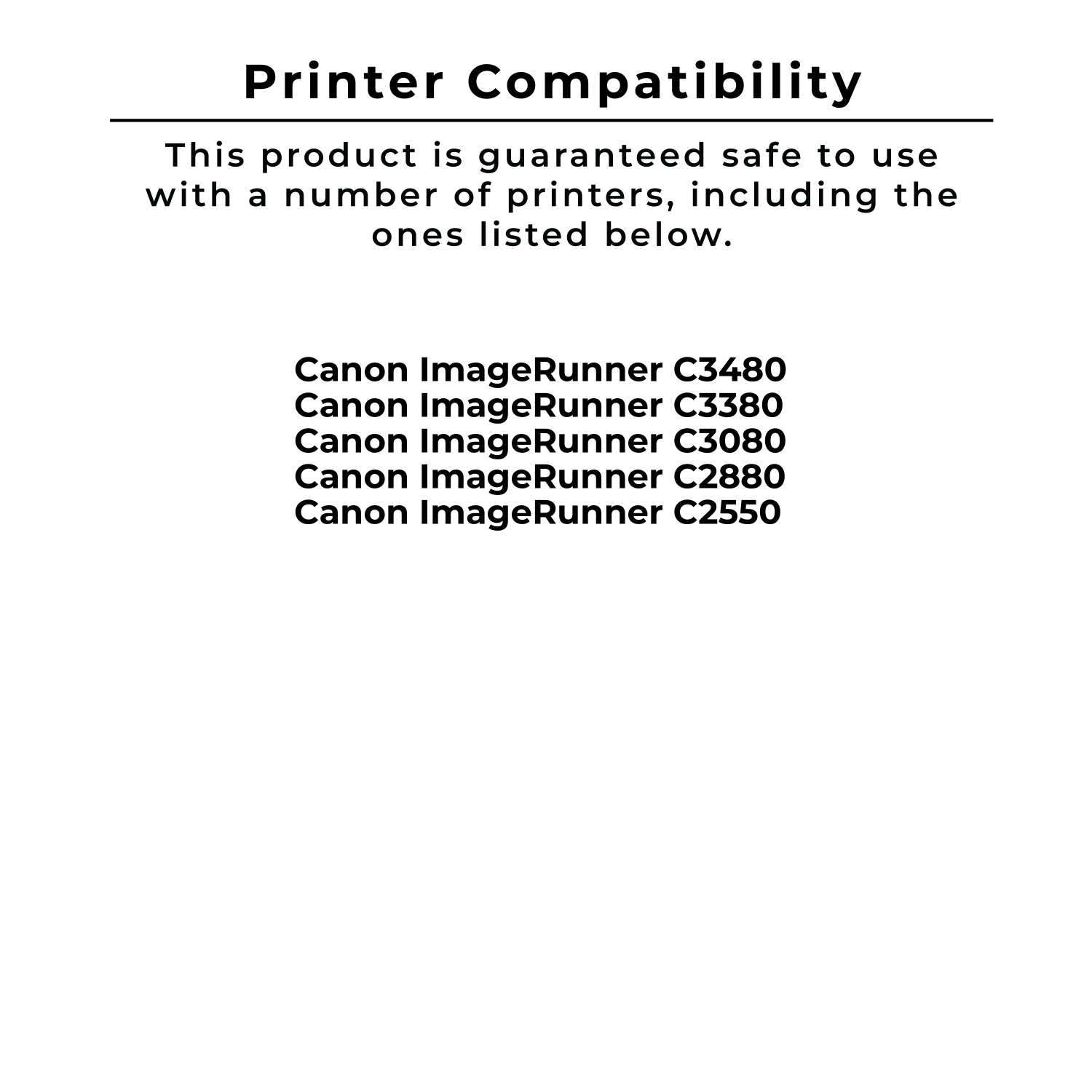 Zoomtoner Compatible CANON FM25533000 Waste Toner