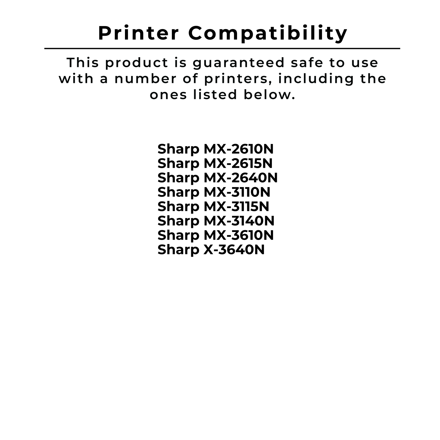 ~Brand – Cartouche de toner laser SHARP MX-36NTYA originale, jaune