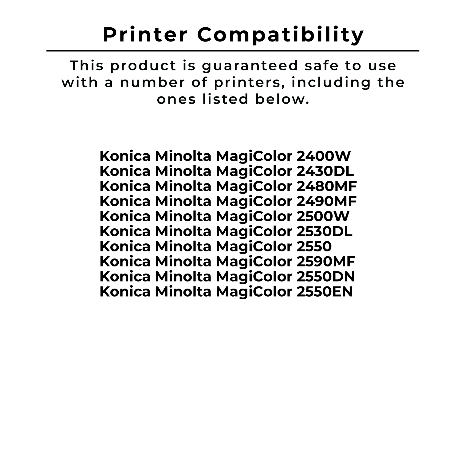 ~Brand New Original KONICA / MINOLTA 1710587-004 Toner Cartridge Black