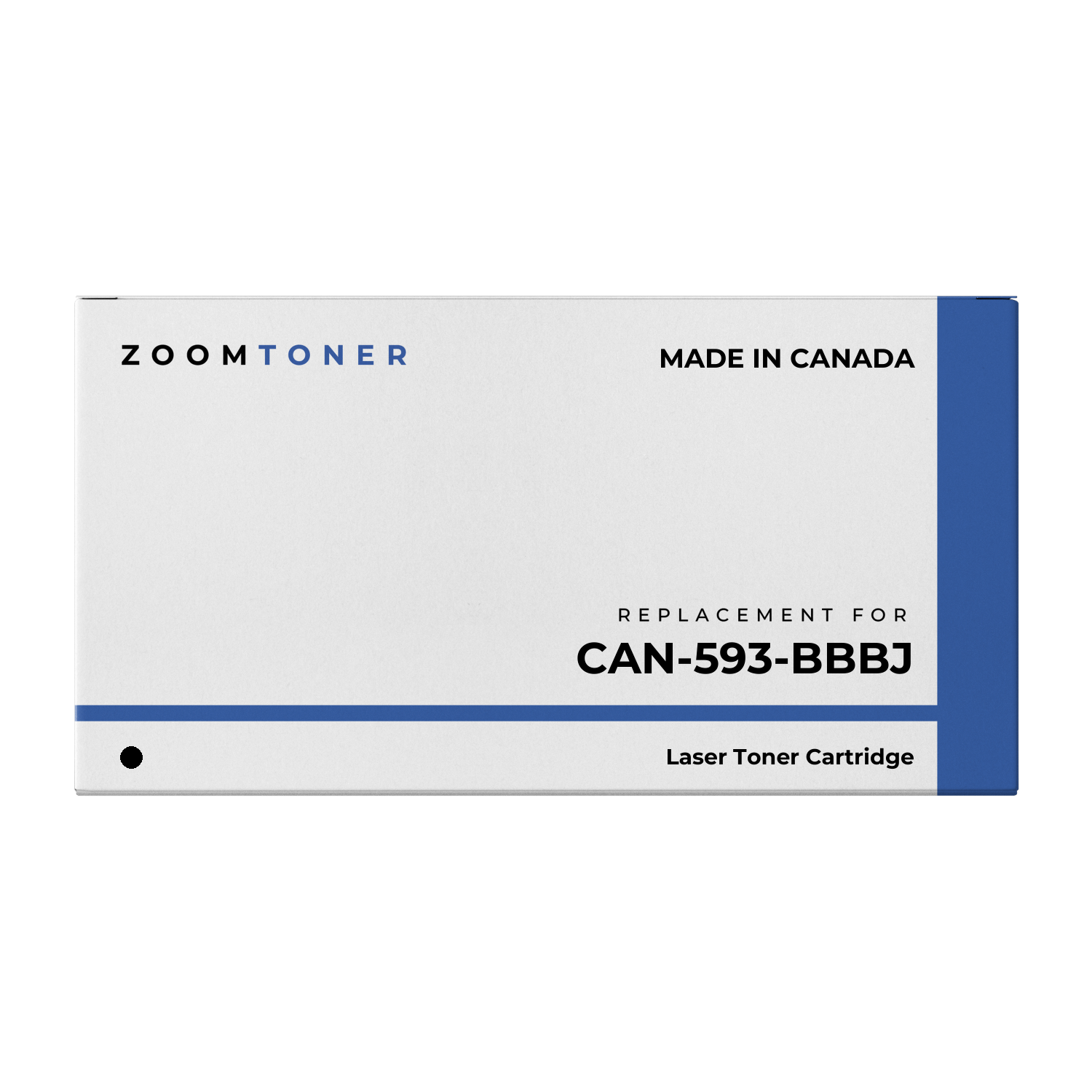 Zoomtoner Compatible MADE IN CANADA - DELL 593-BBBJ Laser Toner Cartridge Black