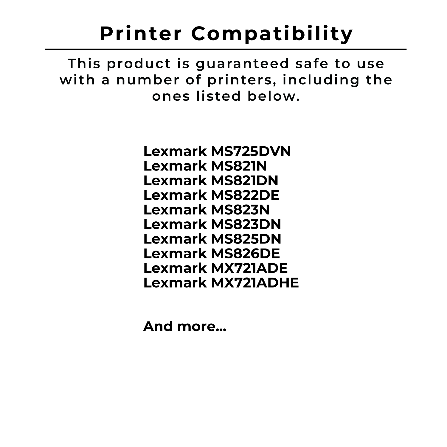 ~Cartouche d'encre en poudre noire LEXMARK /IBM 58D1000 neuve