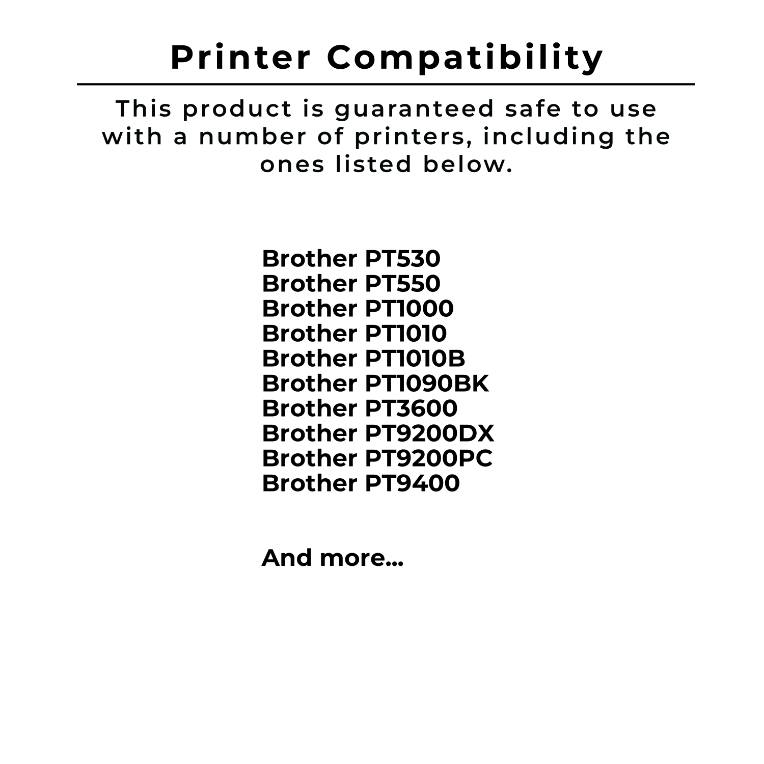 Ruban d’étiquettes TZE-661 de BROTHER compatible avec les imprimantes de Zoomtoner P-Touch - 1.4 po x 26 pi - Noir sur jaune