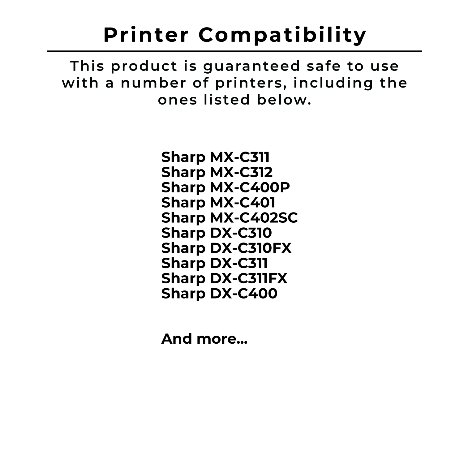 ~nouveau tambour/unité d’imagerie COULEUR Sharp MX-C40NRS d’origine