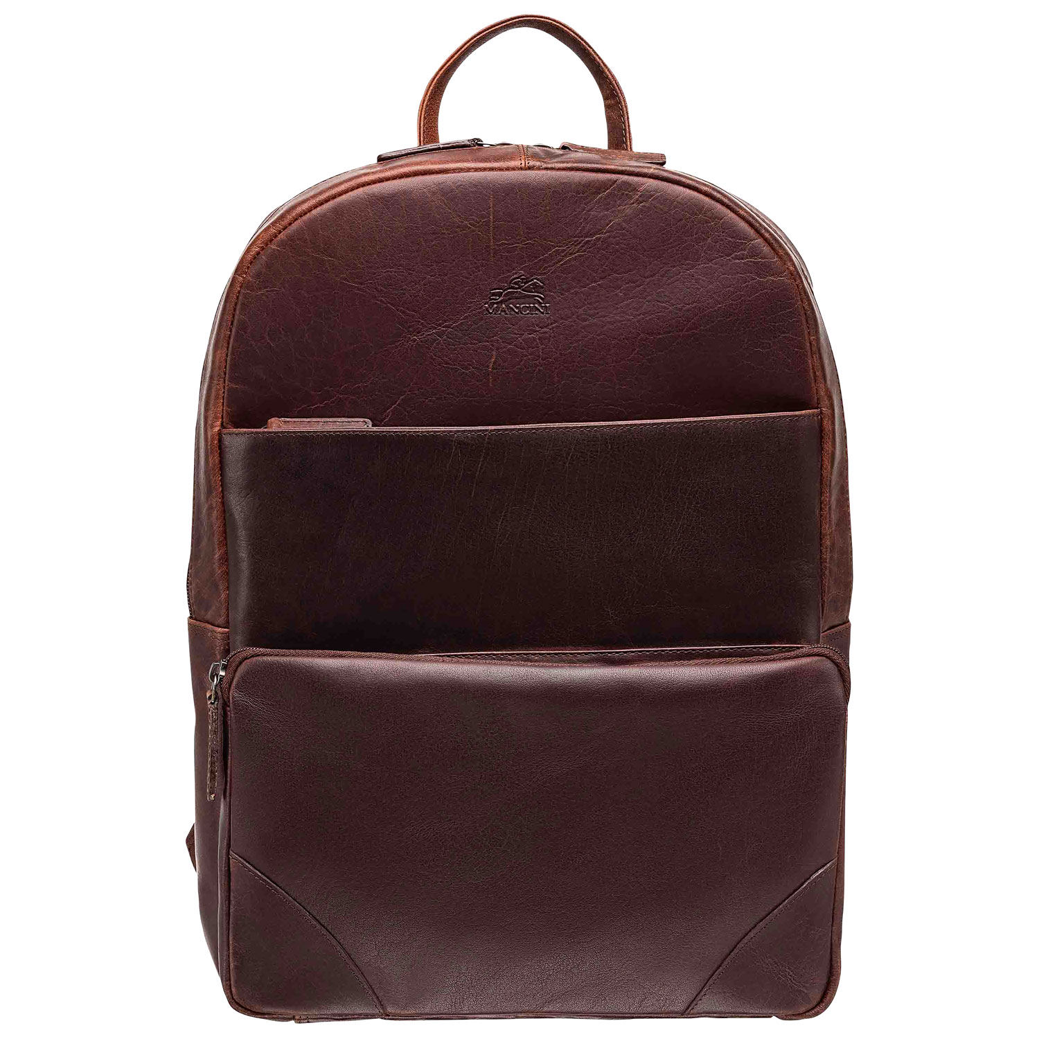 mancini leather backpack