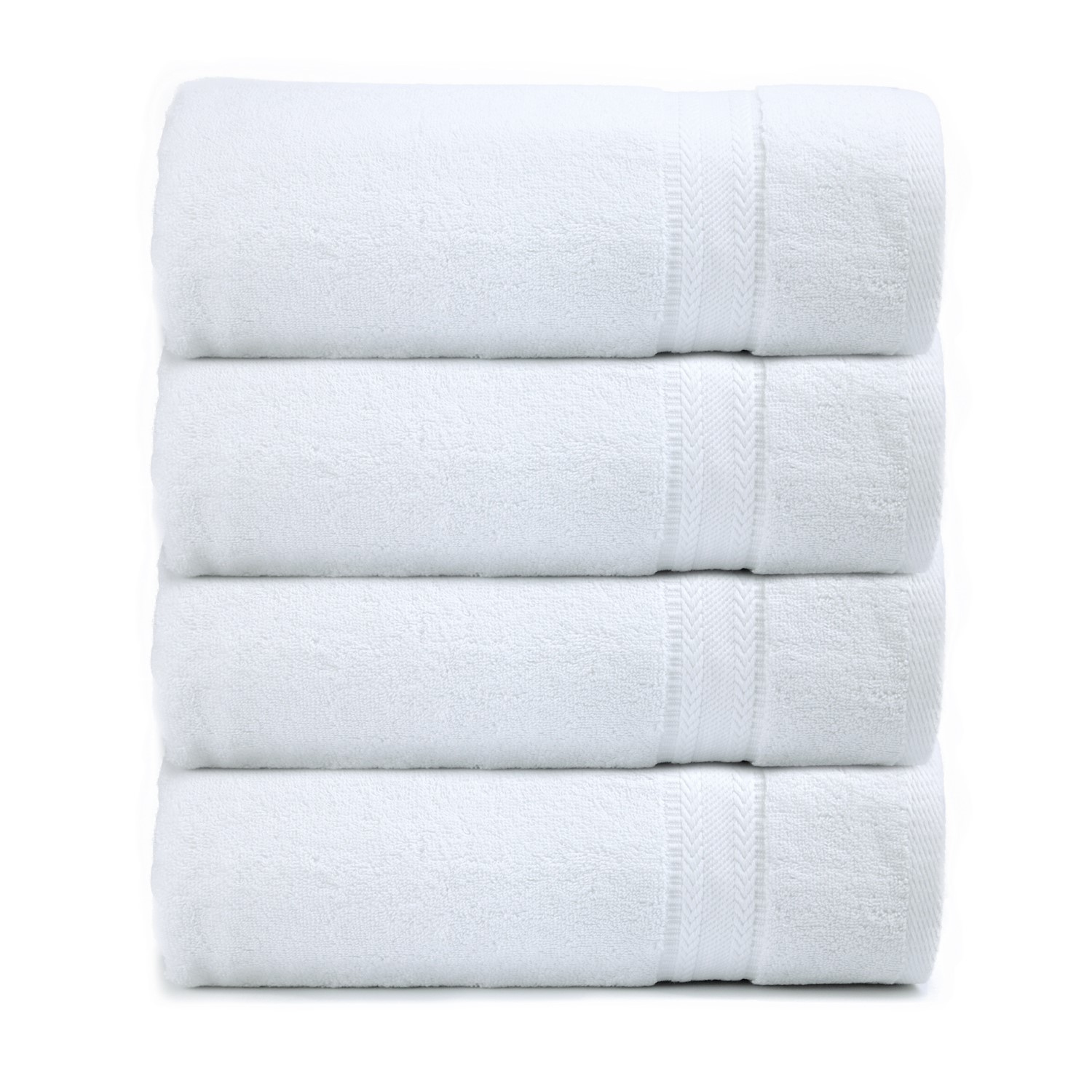 white bath towel sets