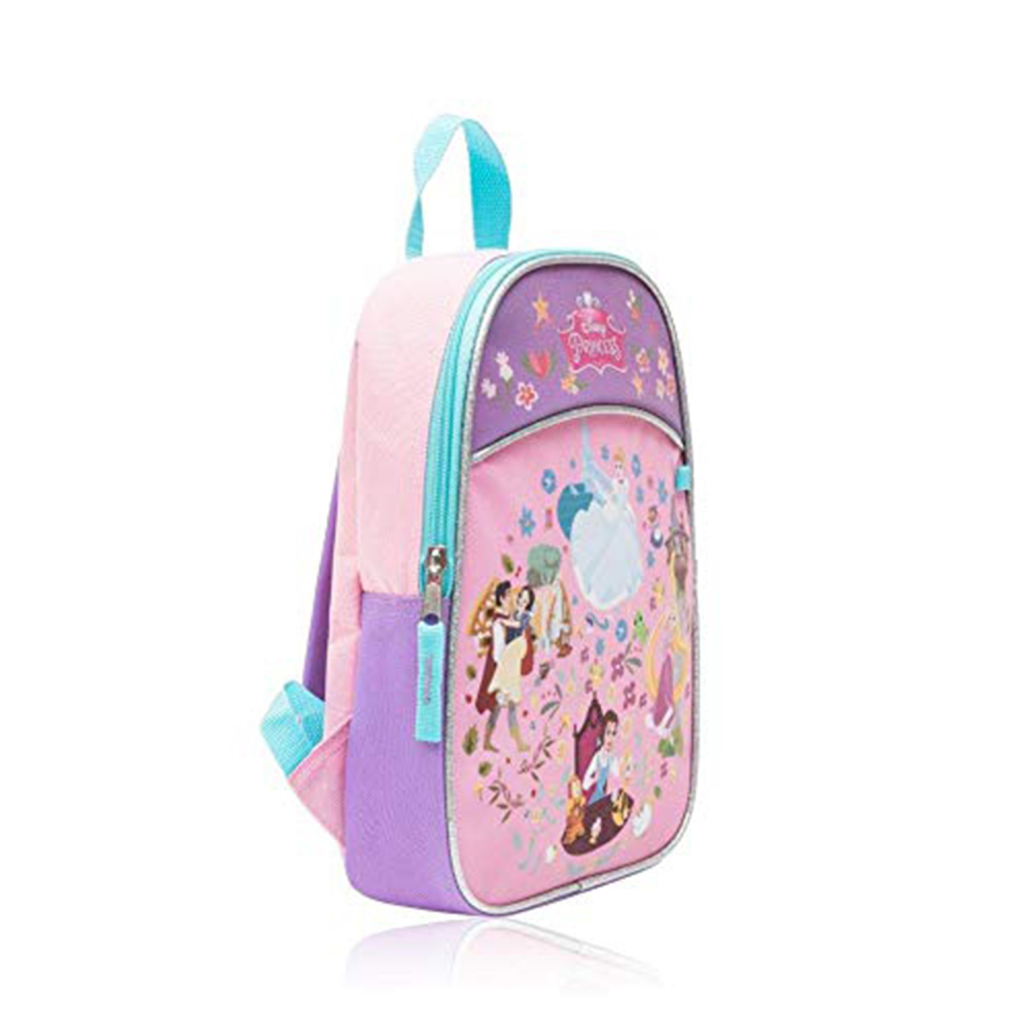 Sac à dos de 11 po avec sac à dos pour enfants Princess et étui à crayons pour enfants - [rose]