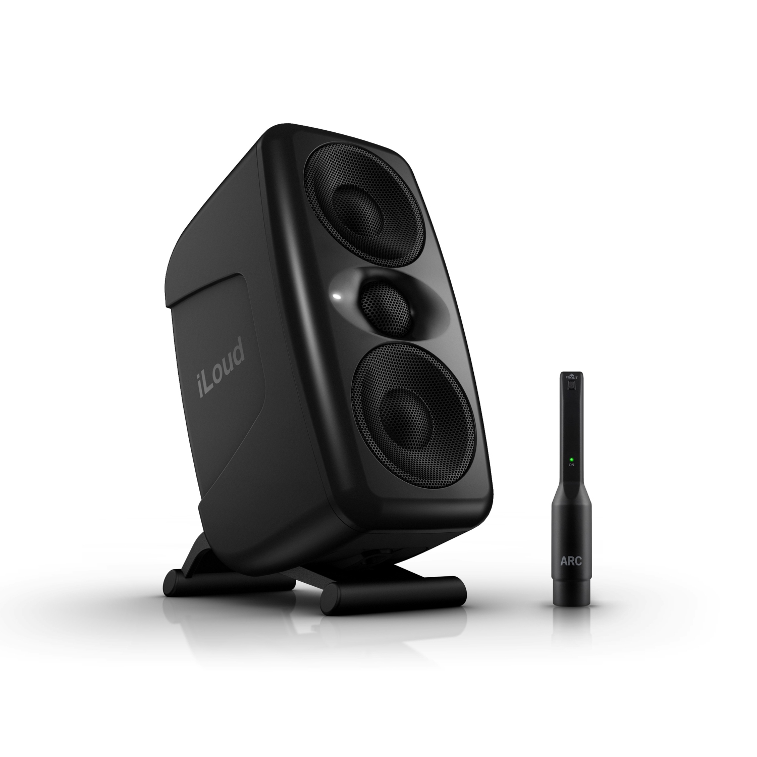 IK Multimedia iLoud MTM Moniteur de studio compact DSP haute résolution avec micro de mesure ARC