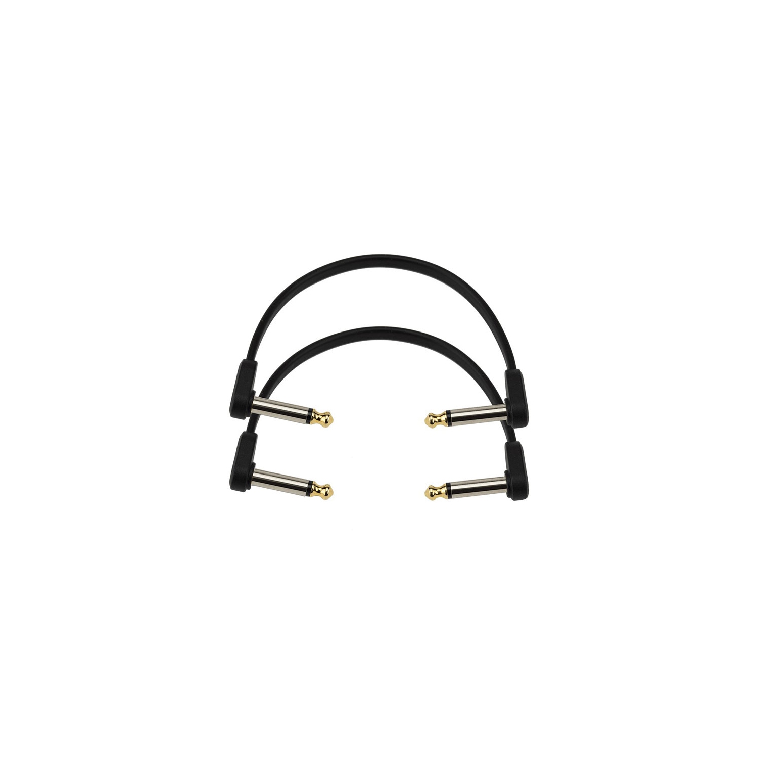 Planet Waves Custom Series Flat Patch Cables - Right Angle / Right Angle 6 2 Pack