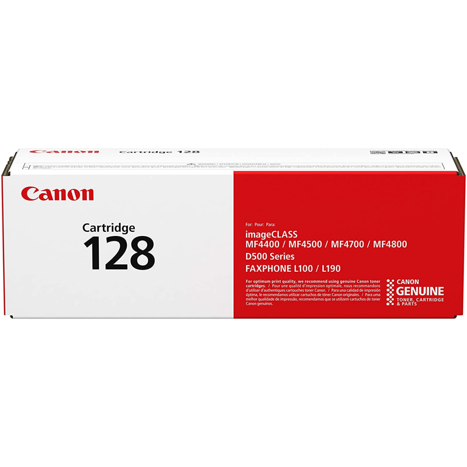 Canon Genuine 128 Black 3500B001AA Toner ; For imageCLASS MF4400 to MF4570
