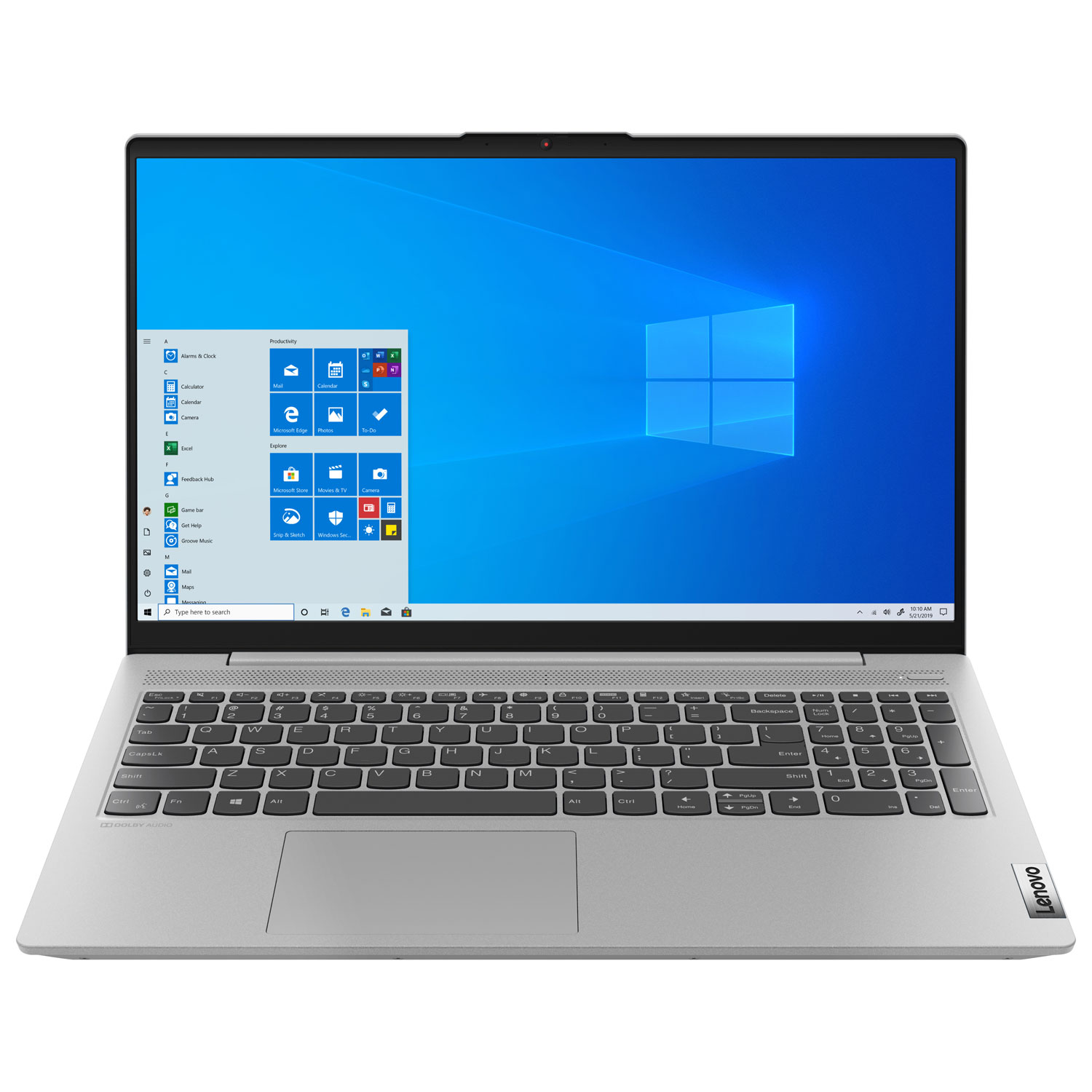 Lenovo IdeaPad 5 15.6" Laptop - Platinum Grey (Intel i7-1065G7/512GB SSD/8GB RAM/Windows 10) - English