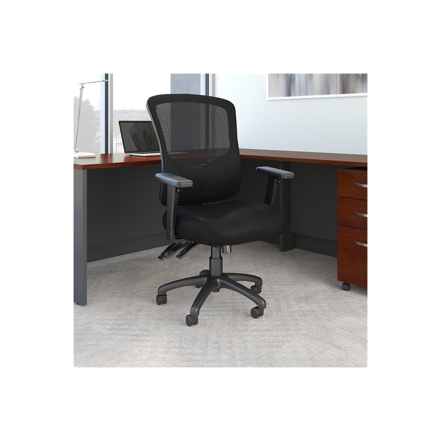Bush Business Furniture Custom Comfort High Back Multifunction Mesh Office Chair