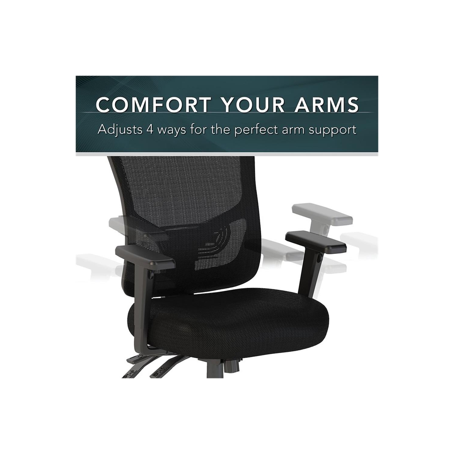 Bush Business Furniture Custom Comfort High Back Multifunction Mesh Office Chair