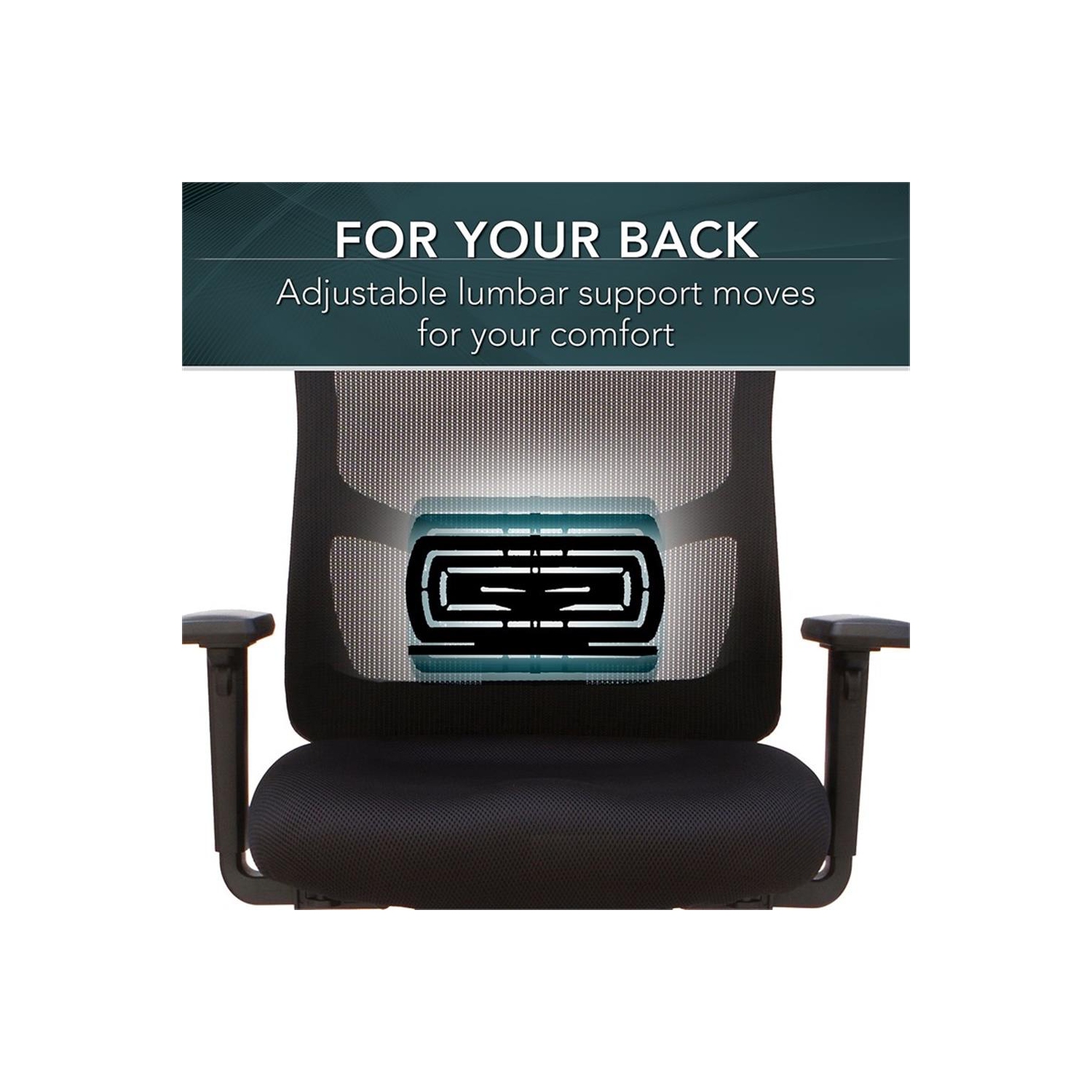 Bush Business Furniture Custom Comfort High Back Multifunction Mesh Office Chair