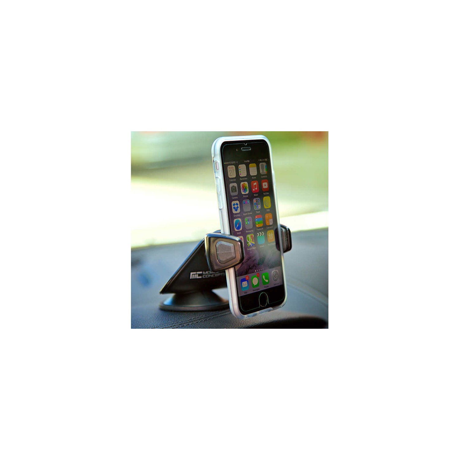 AnyGrip Universal Smartphone Car Mount, Car Phone Holder for Smartphones (Iphones, Samsung, LG, Motorola...)