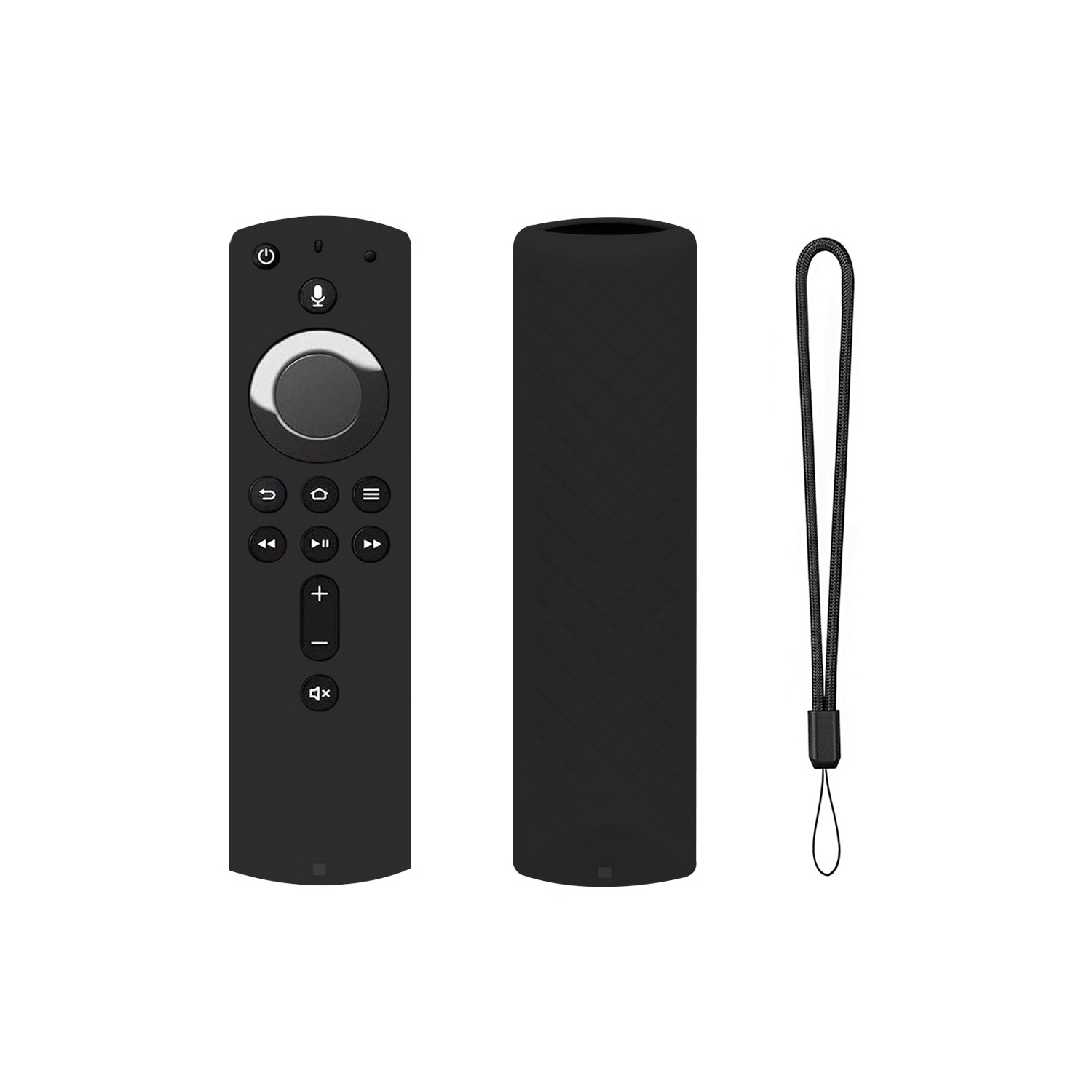 Housse de protection pour Amazon Fire TV Stick 4K Remote Control, Silicone souple Anti Slip Shockproof Dustproof & Washable Cover Case