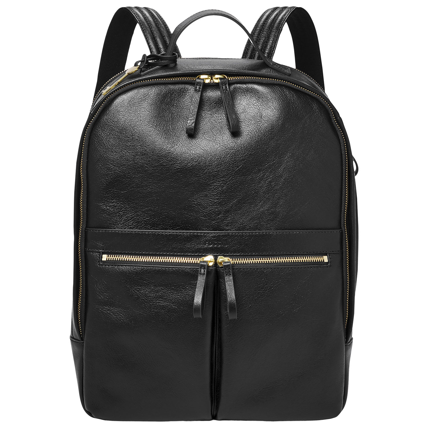 leather school backpack