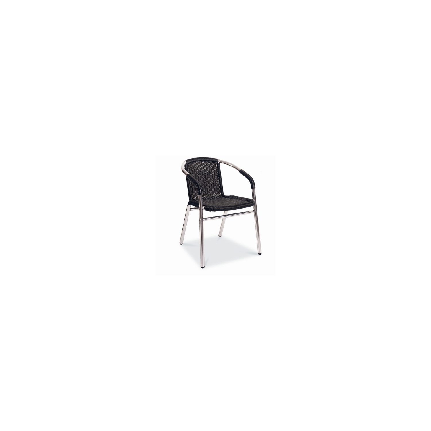 Bahama Dining Arm Chair - Black - Set of 2 - Patio21