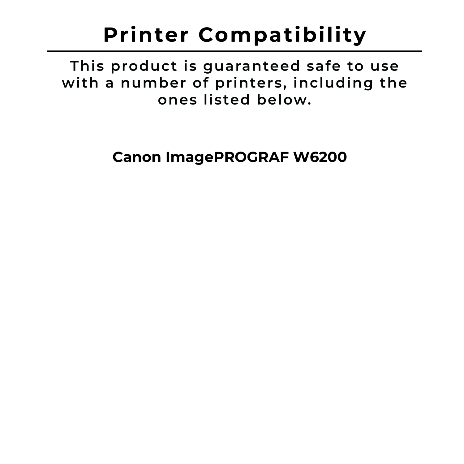 Zoomtoner Compatible CANON W6200 Set Ink / Inkjet Cartridge Black Cyan Magenta Photo Cyan / Light Cyan Photo Magenta / Light M