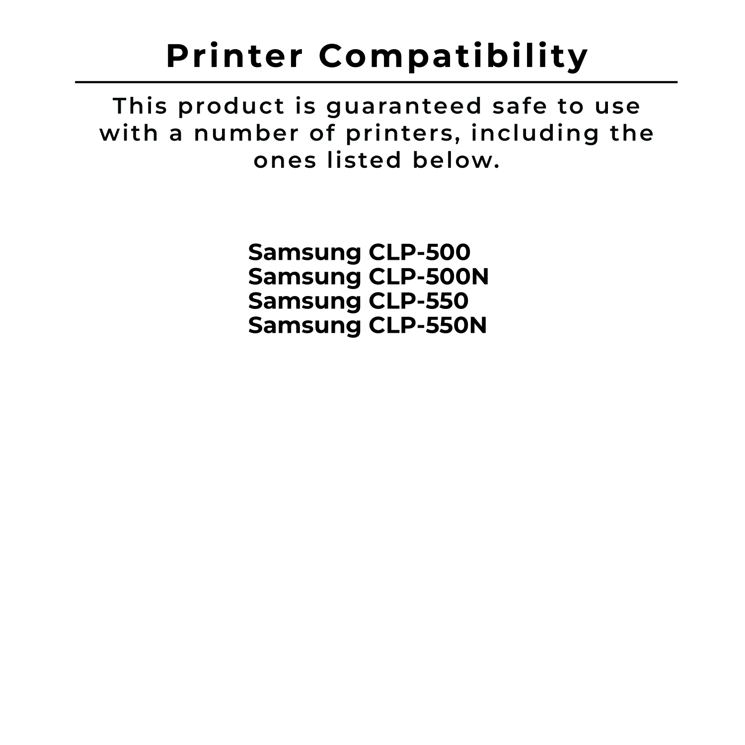 Zoomtoner Compatible SAMSUNG CLP-500D5C Laser Toner Cartridge Cyan