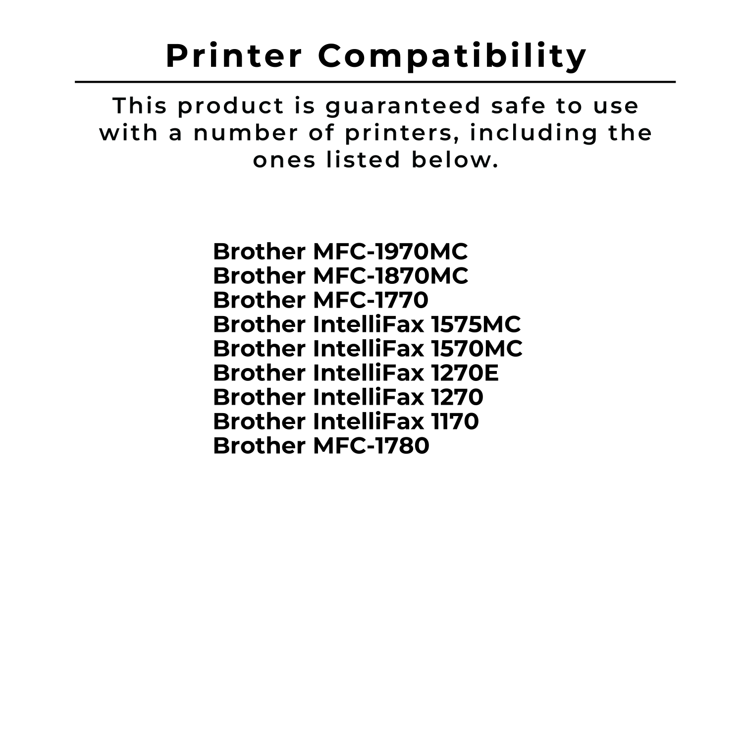 Cartouche de ruban de transfert thermique PC201 de BROTHER compatible avec Zoomtoner