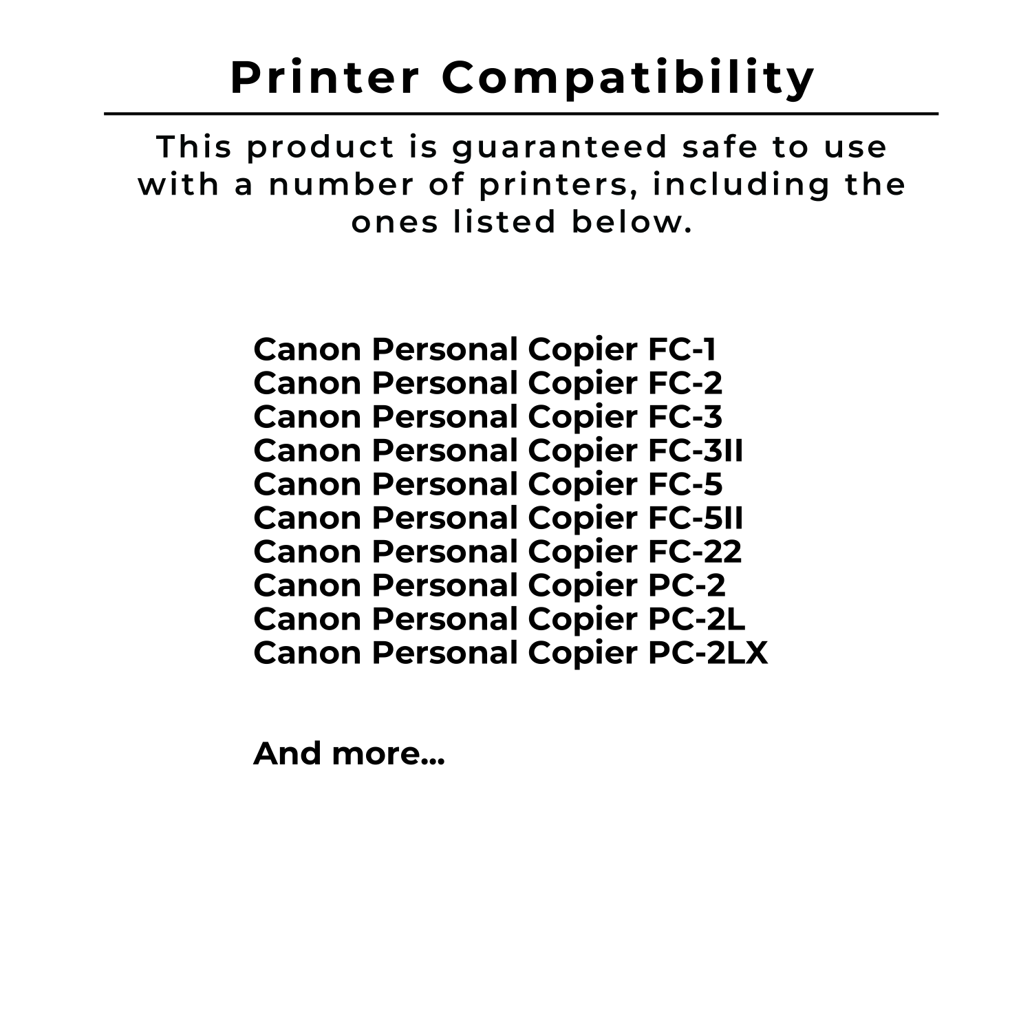 Zoomtoner Compatible CANON A30 Black Laser Toner Cartridge